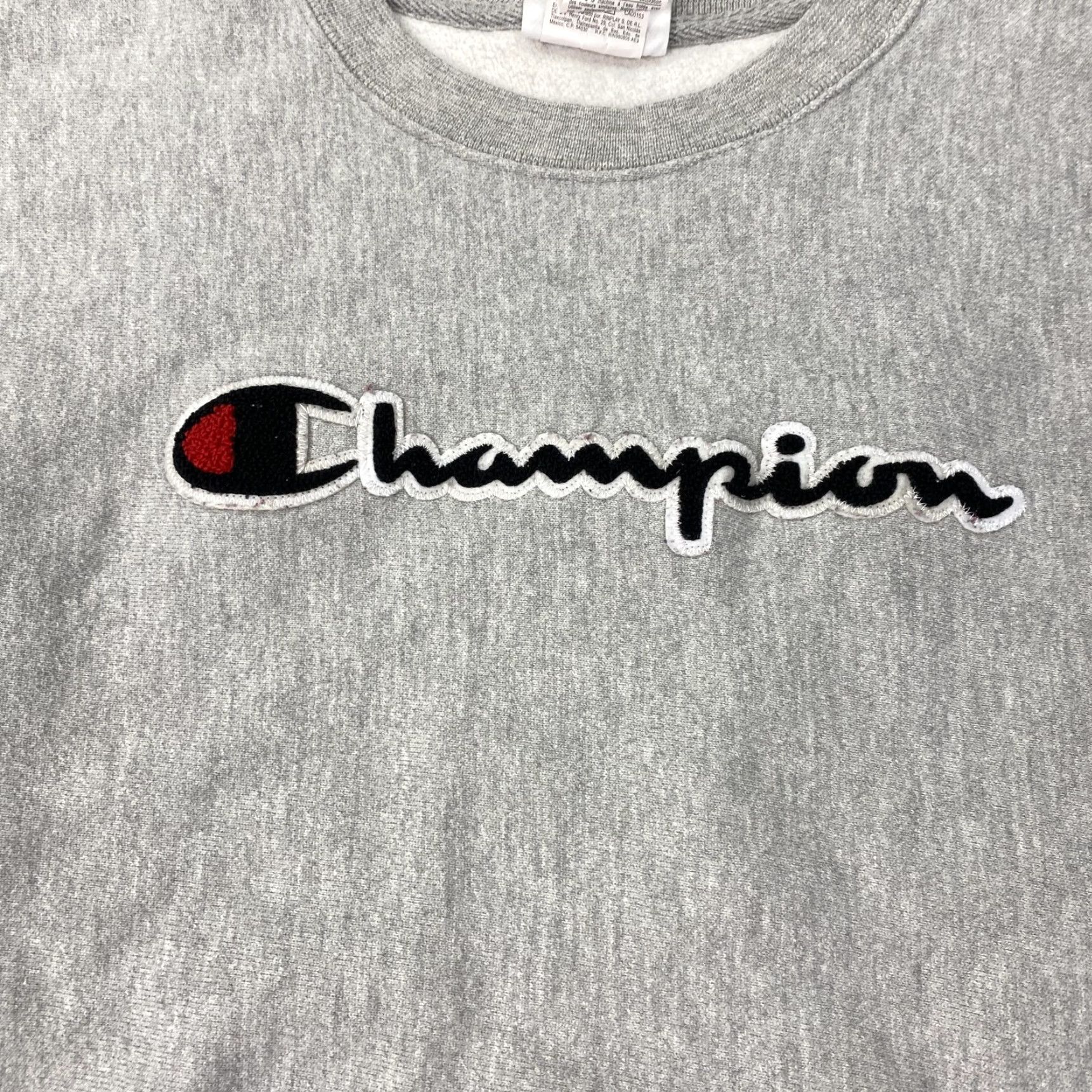 Champion Champion Sweatshirt Reverse Weave Script Logo GF750 Small Gray Mens Size US S / EU 44-46 / 1 - 2 Thumbnail