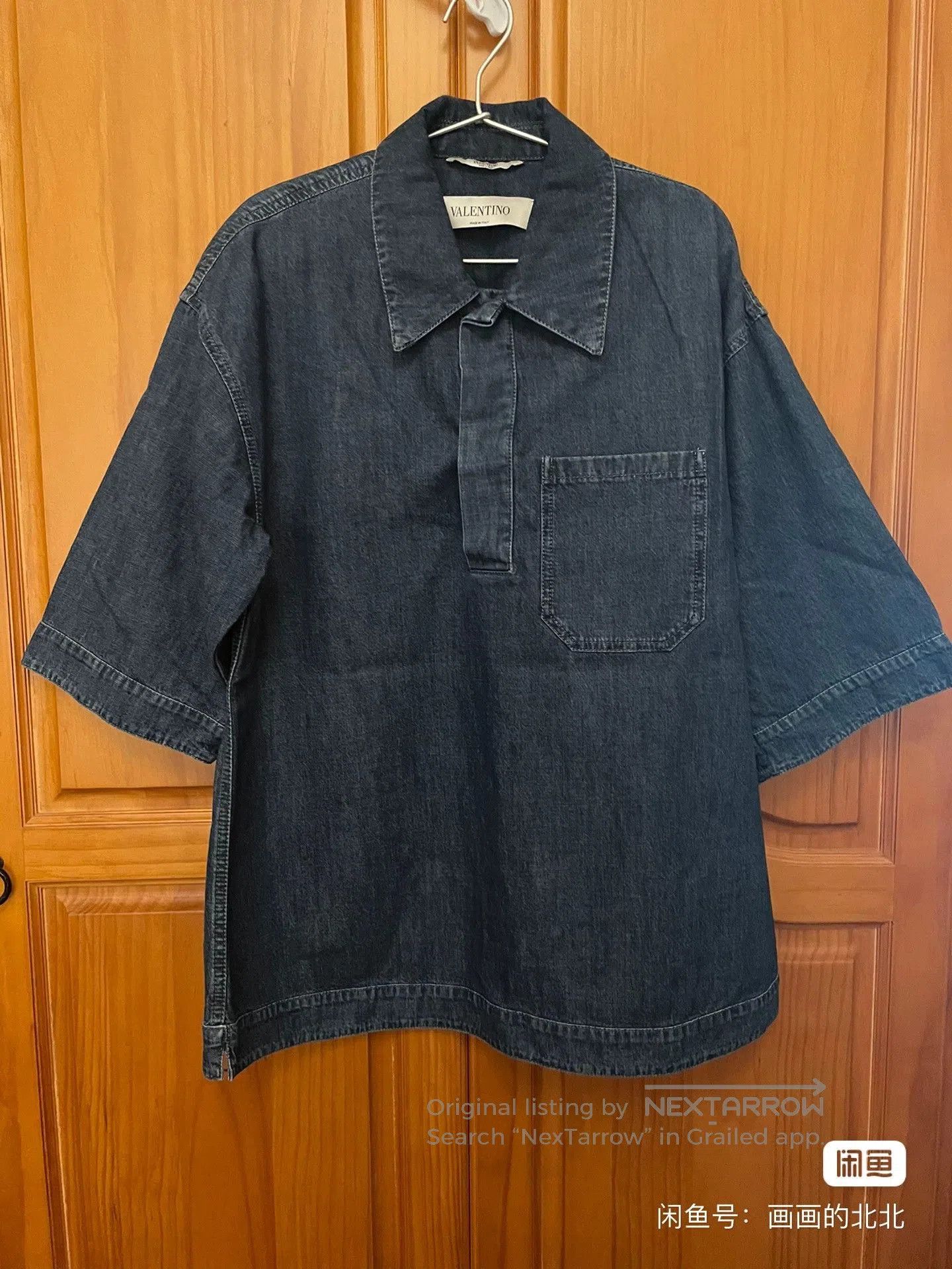 Valentino oversized denim shirt by valentino. Size US XL / EU 56 / 4 - 1 Thumbnail