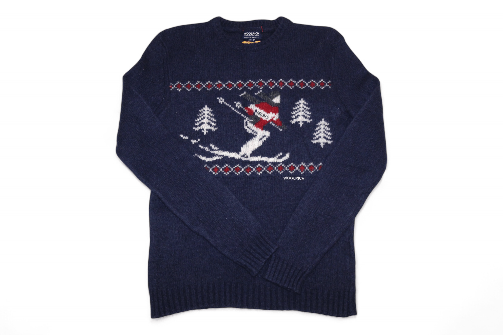 Woolrich Woolen Mills Woolrich John Rich & Bros. Skiing Holiday Wool Blend Sweater Size US XS / EU 42 / 0 - 1 Thumbnail
