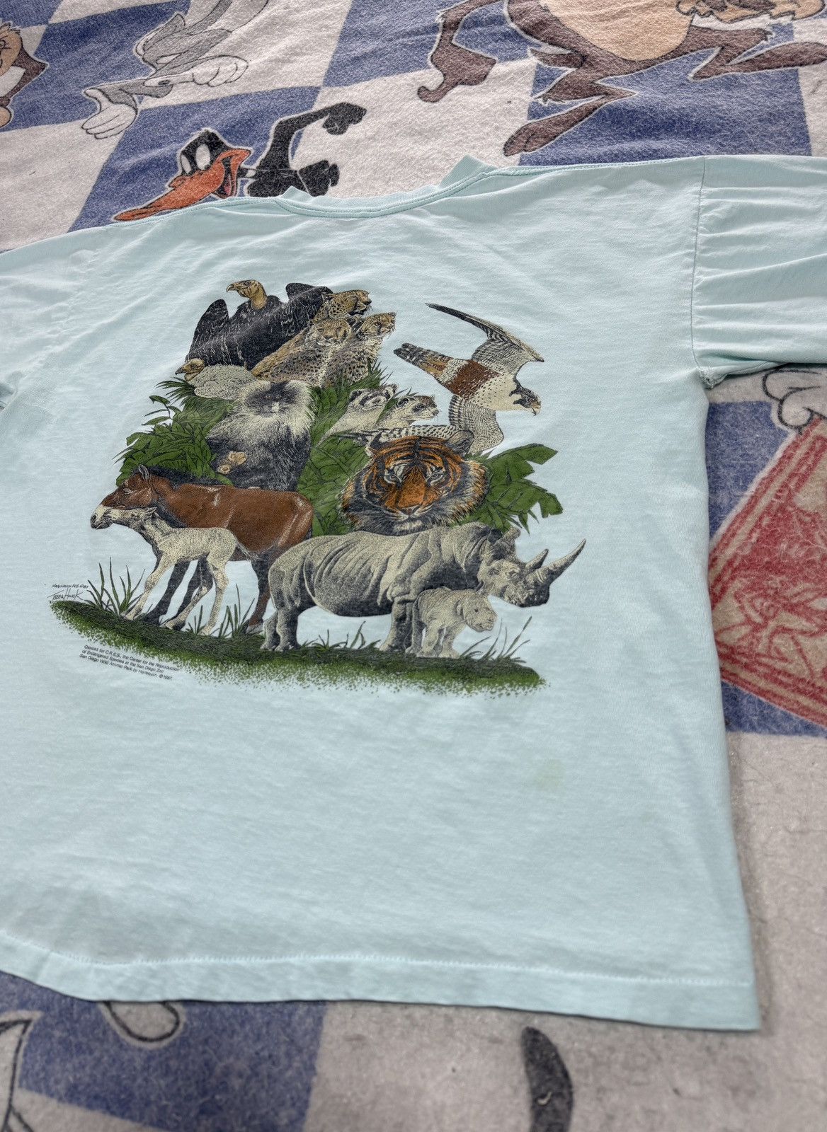 Vintage Vintage 80’s San Diego zoo tee Size US L / EU 52-54 / 3 - 5 Thumbnail