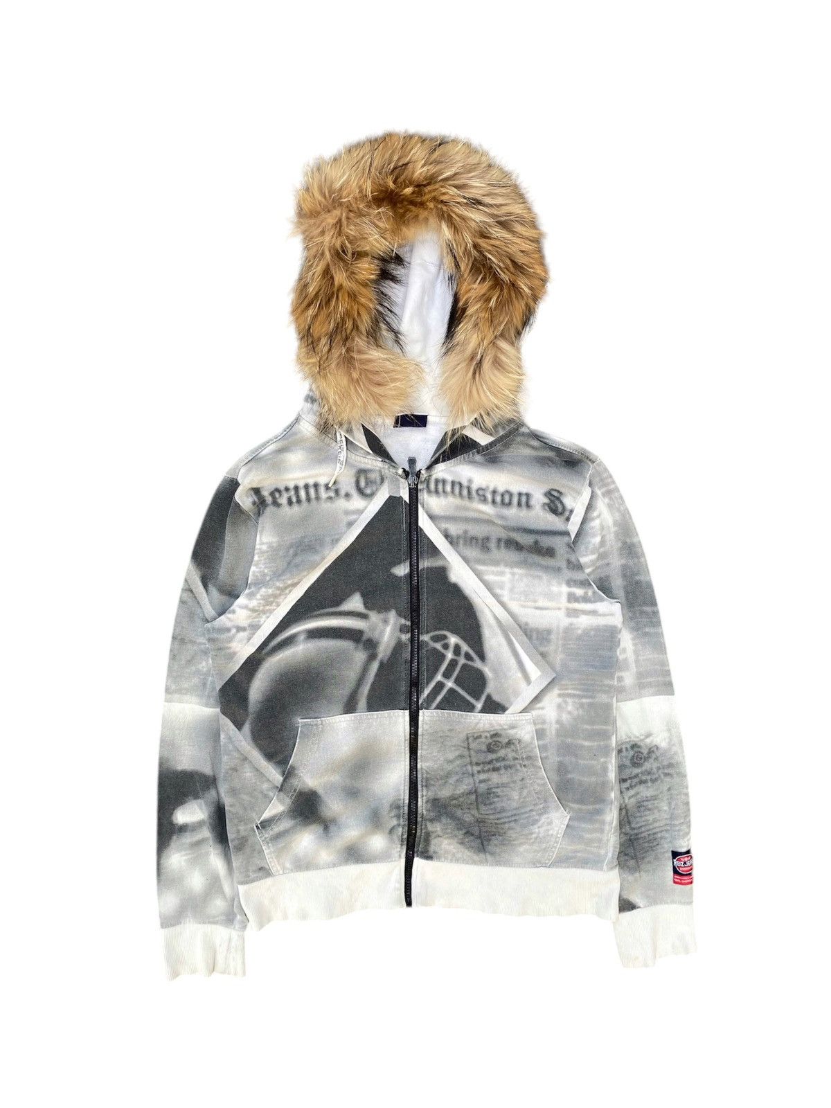 image of Hysteric Glamour x If Six Was Nine Reizjeans Furhoodie Ifsixwasnine Archived Styled in White (Size 