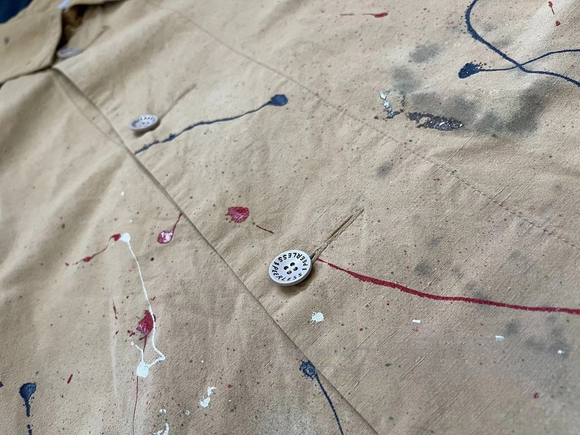 Visvim VISVIM 18AW Grease Monkey Paint Splatter Coat. Size US S / EU 44-46 / 1 - 5 Thumbnail