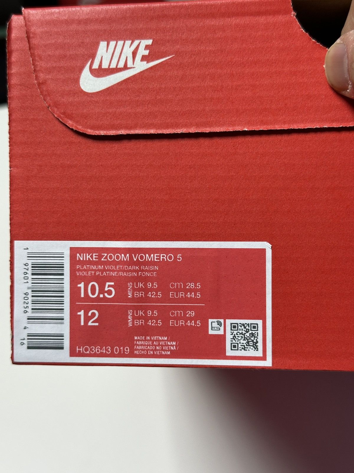Nike New Nike Vomero 5 Platinum Violet Men Sz 10.5 WMN Sz 12 Size US 10.5 / EU 43-44 - 4 Thumbnail