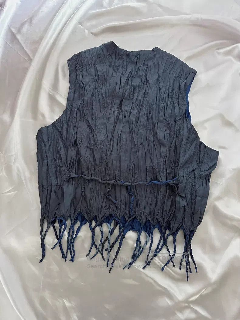 Issey Miyake Issey Miyake Blue Vest Size M / US 6-8 / IT 42-44 - 3 Thumbnail