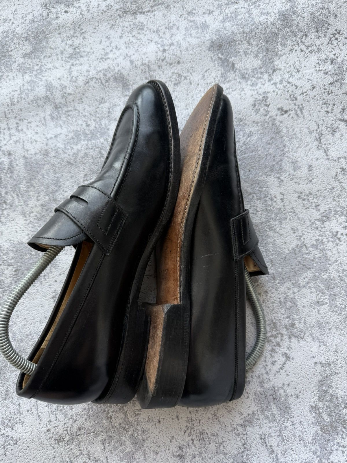 Bally Bally Switzerland Leather Black Loafers Size EU 8 , US 9 Size US 9 / EU 42 - 9 Thumbnail