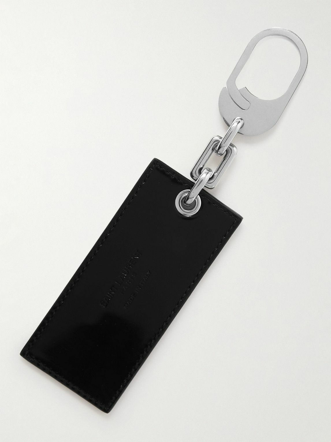Saint Laurent Paris o1tp1o0125 Size: OS/Monogram Key Charm in Black Size ONE SIZE - 2 Thumbnail