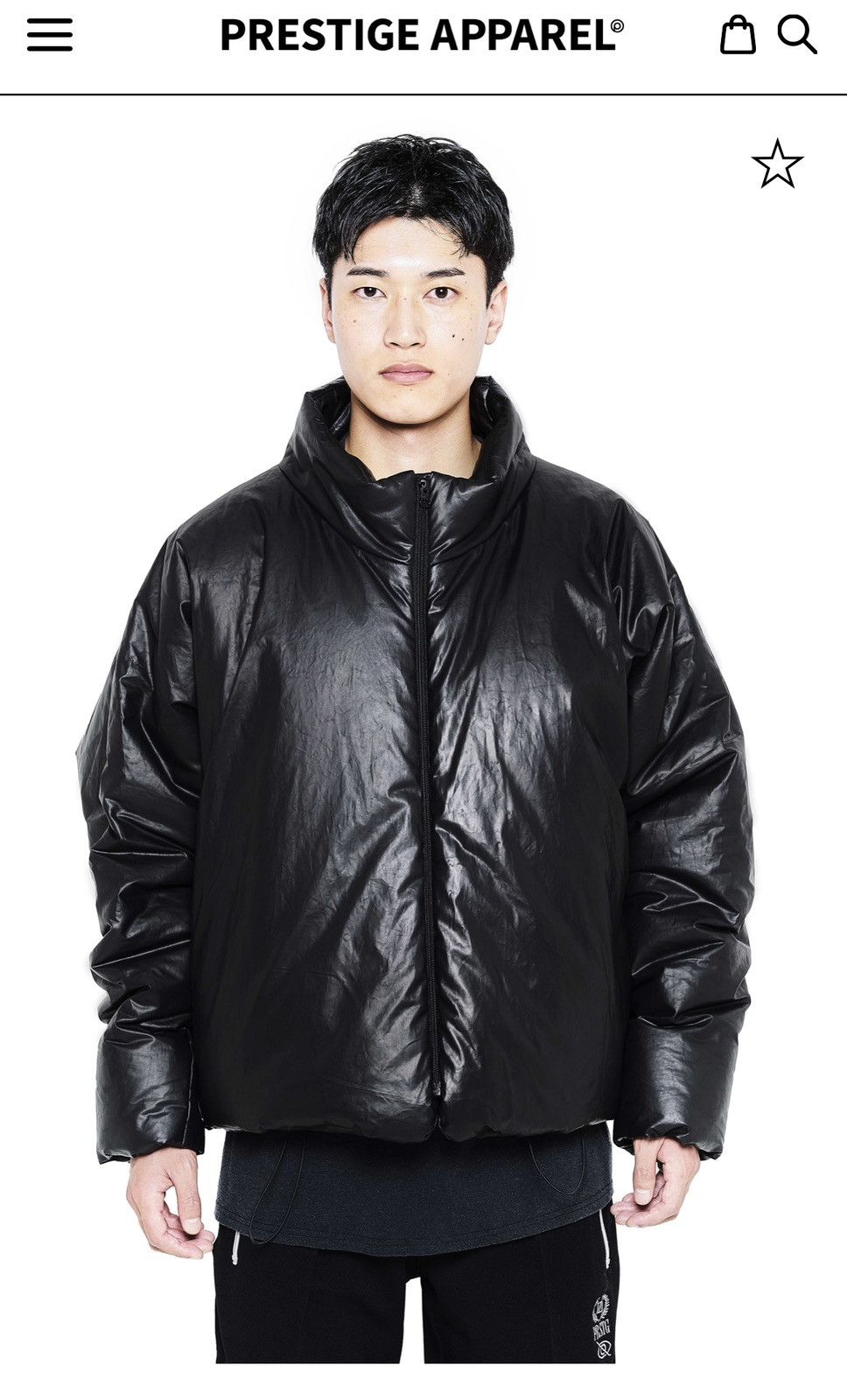 Japanese Brand Prestige Apparel Coated Puffer Jacket (Yeezy Gap Style) Size US M / EU 48-50 / 2 - 2 Thumbnail