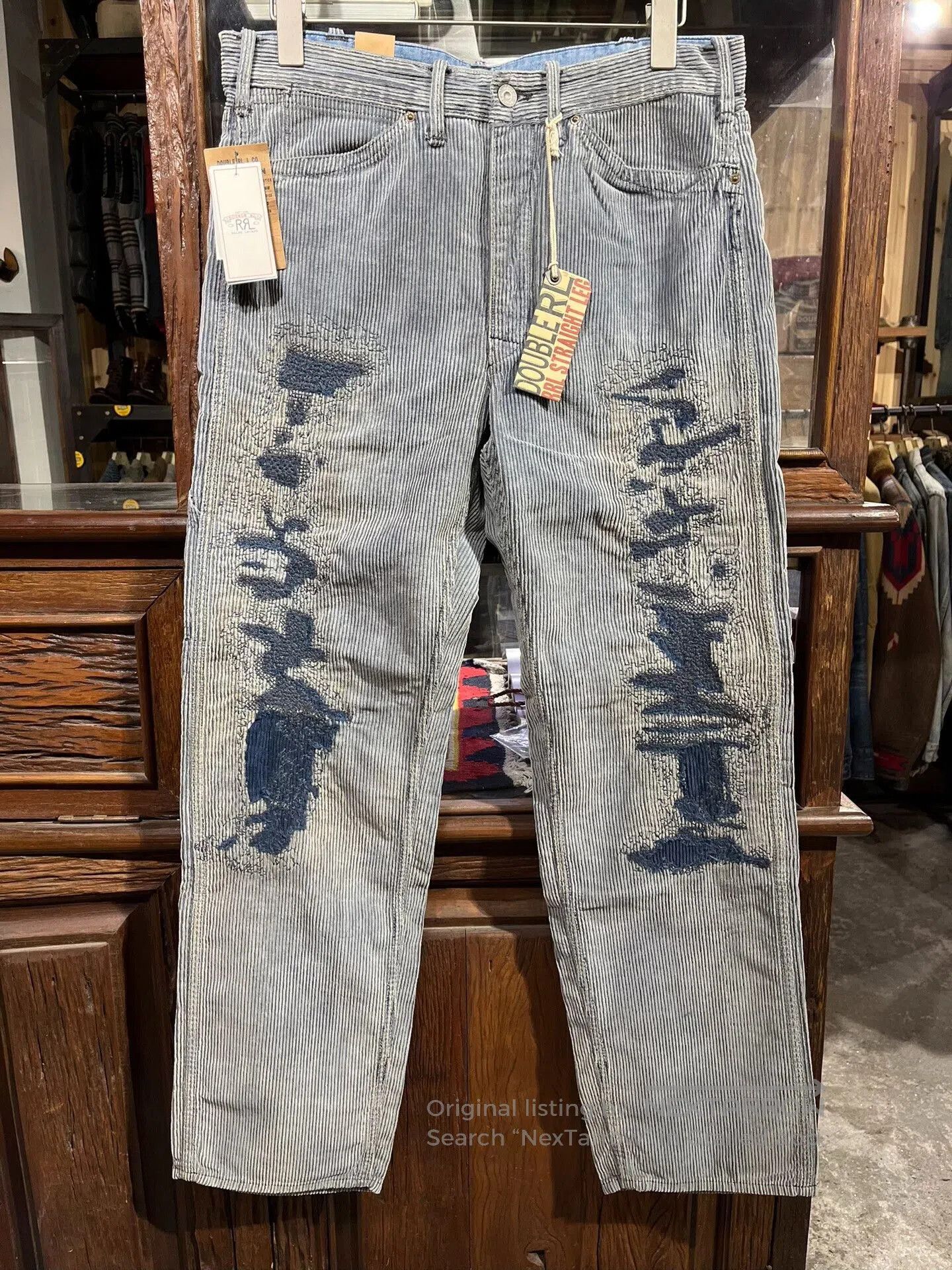 RRL Ralph Lauren rrl patchwork corduroy casual pants. Size US 31 - 1 Thumbnail