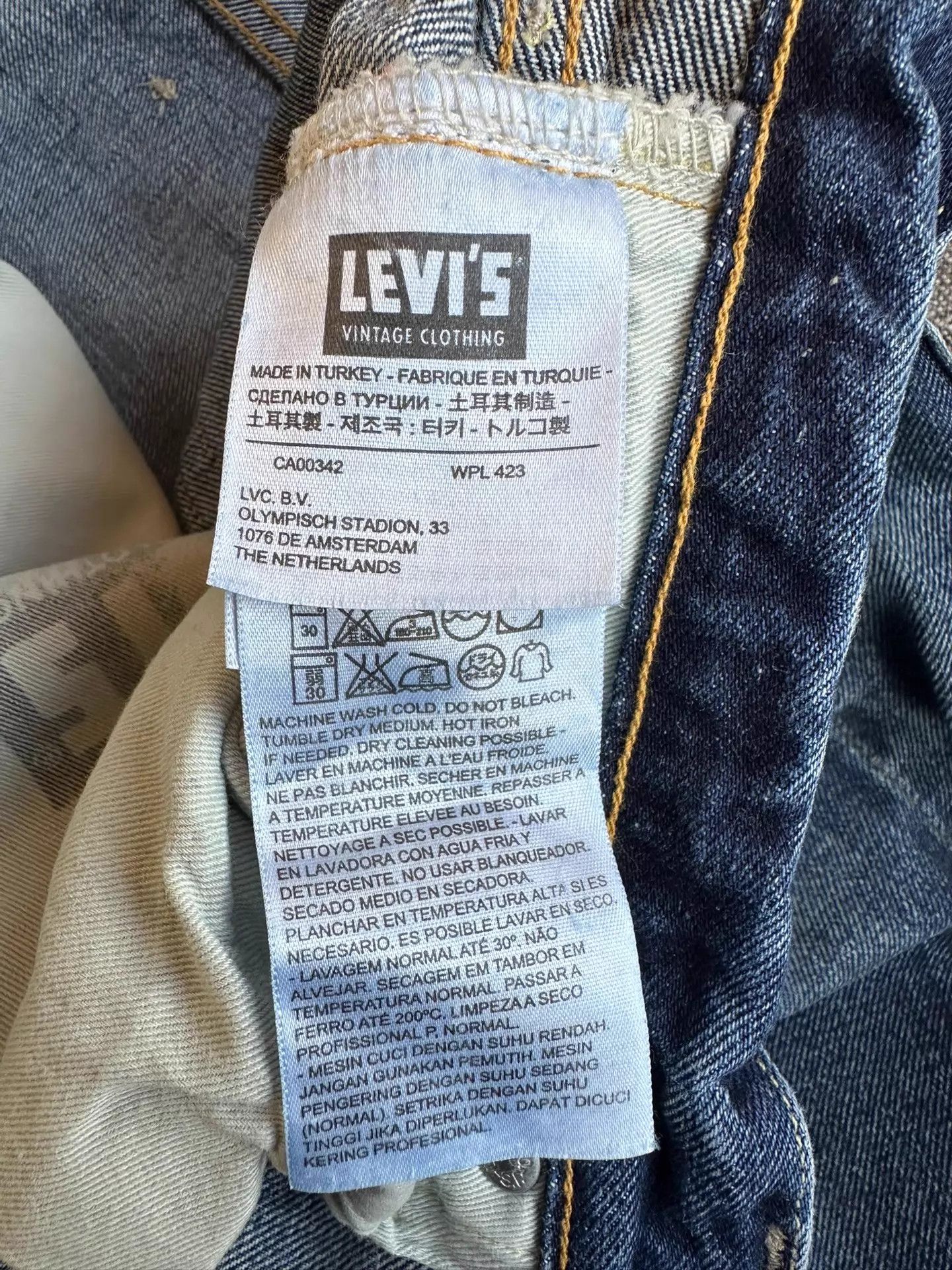 Levi's Levi's LVC 1954 501ZXX 30x34 Heavy Wash Selvedge Jeans Size US 30 / EU 46 - 8 Thumbnail
