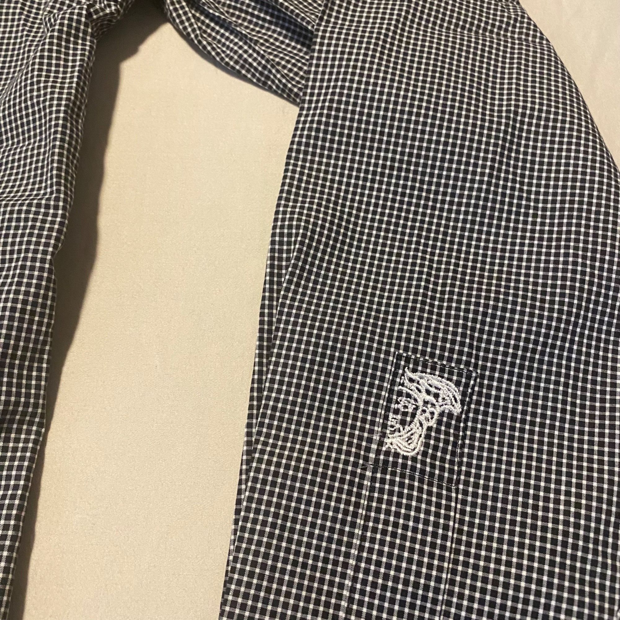 Versace Versace Collection Trend Black & White Gingham Long Sleeve S Size US S / EU 44-46 / 1 - 3 Thumbnail