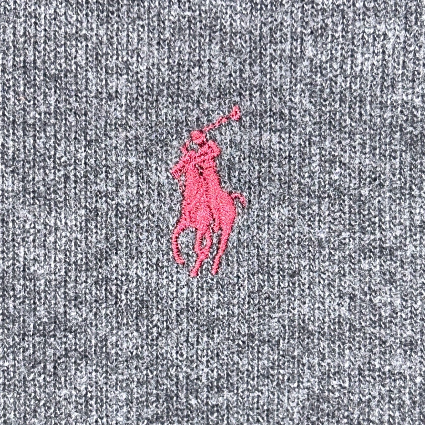 Ralph Lauren Polo Ralph Lauren Pullover Sweater Mens 2XB 1/4 Zip Mock Neck Gray 2X L Big & Tall - Regular Fit, Cotton Knit, Golf Casual Sweatshirt Size US XXL / EU 58 / 5 - 2 Thumbnail