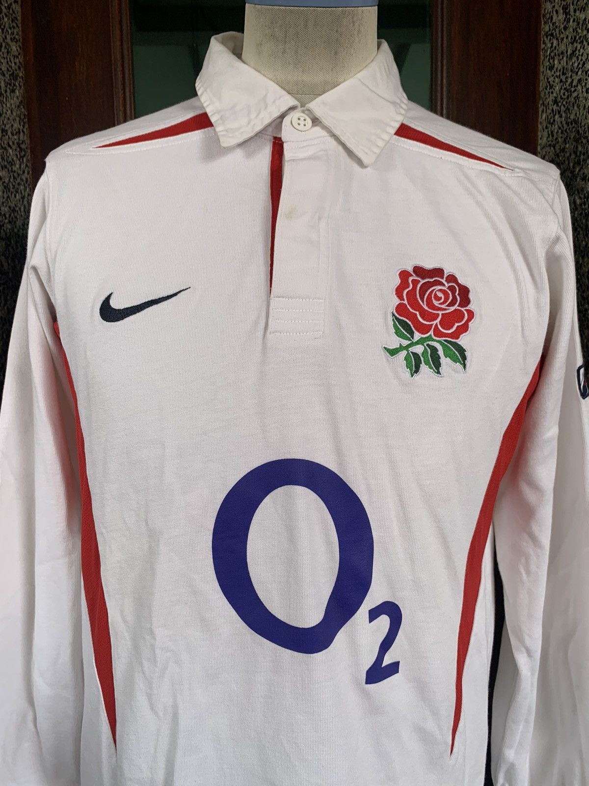 Vintage Vintage England Rugby Long Sleeve Shirt Jersey Size US S / EU 44-46 / 1 - 2 Thumbnail