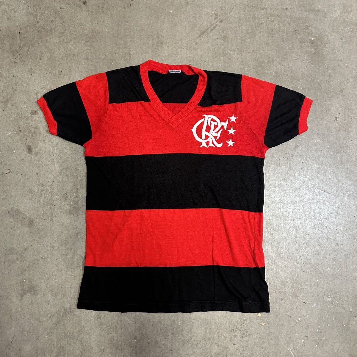 Vintage FLAMENGO JERSEY FOOTBALL SOCCER SHIRT 1980-1983 CAMPEA SMALL Size US M / EU 48-50 / 2 - 1 Thumbnail