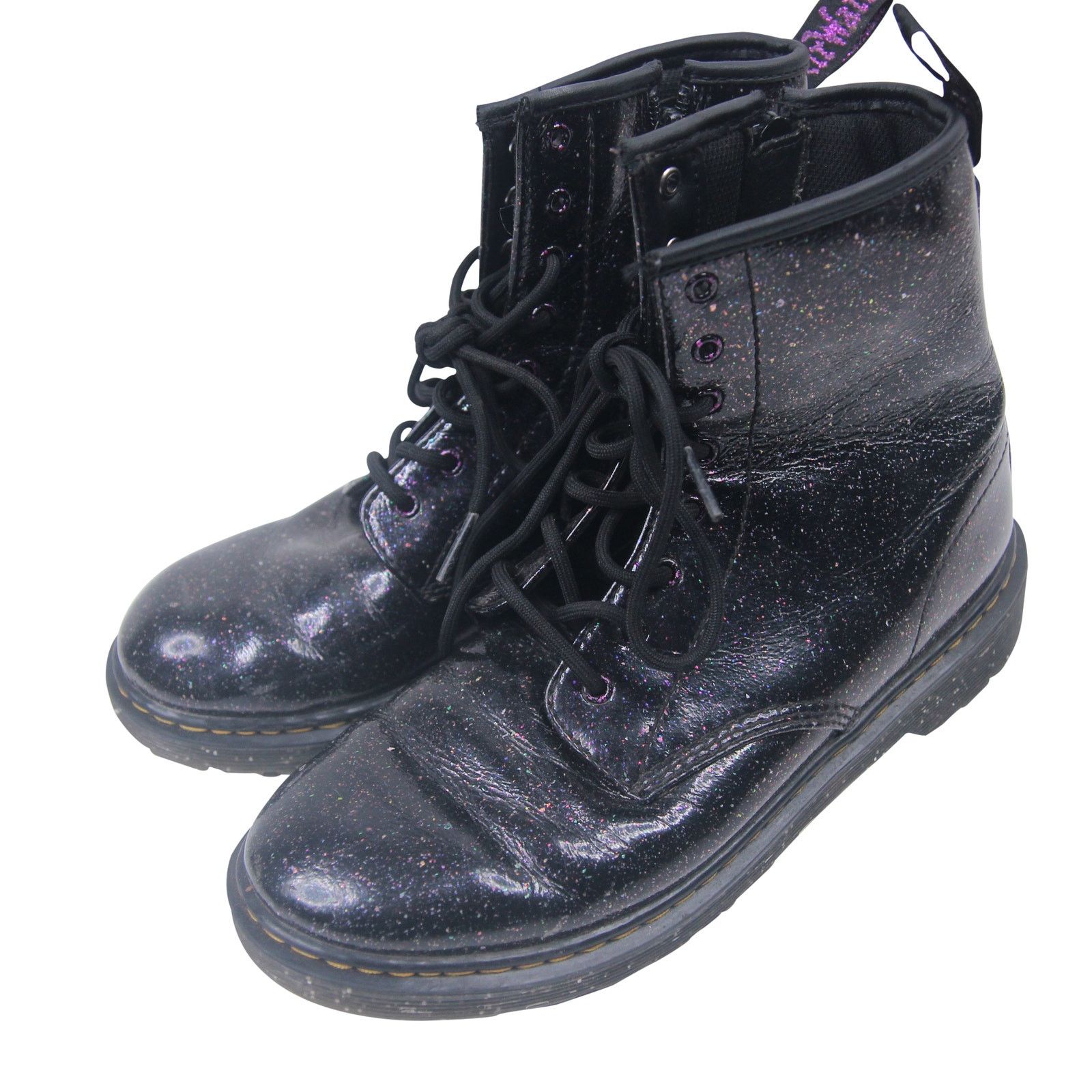 Dr. Martens Dr.Marten 1460 Glitter Sparkle Combat Boots Size US 7 / IT 37 - 3 Thumbnail