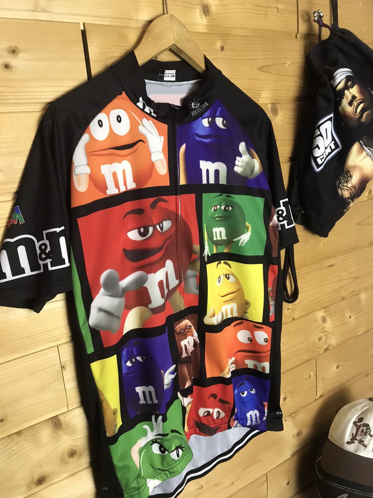 Vintage M&M brainstorm cycling shirt Size US XXL / EU 58 / 5 - 3 Thumbnail