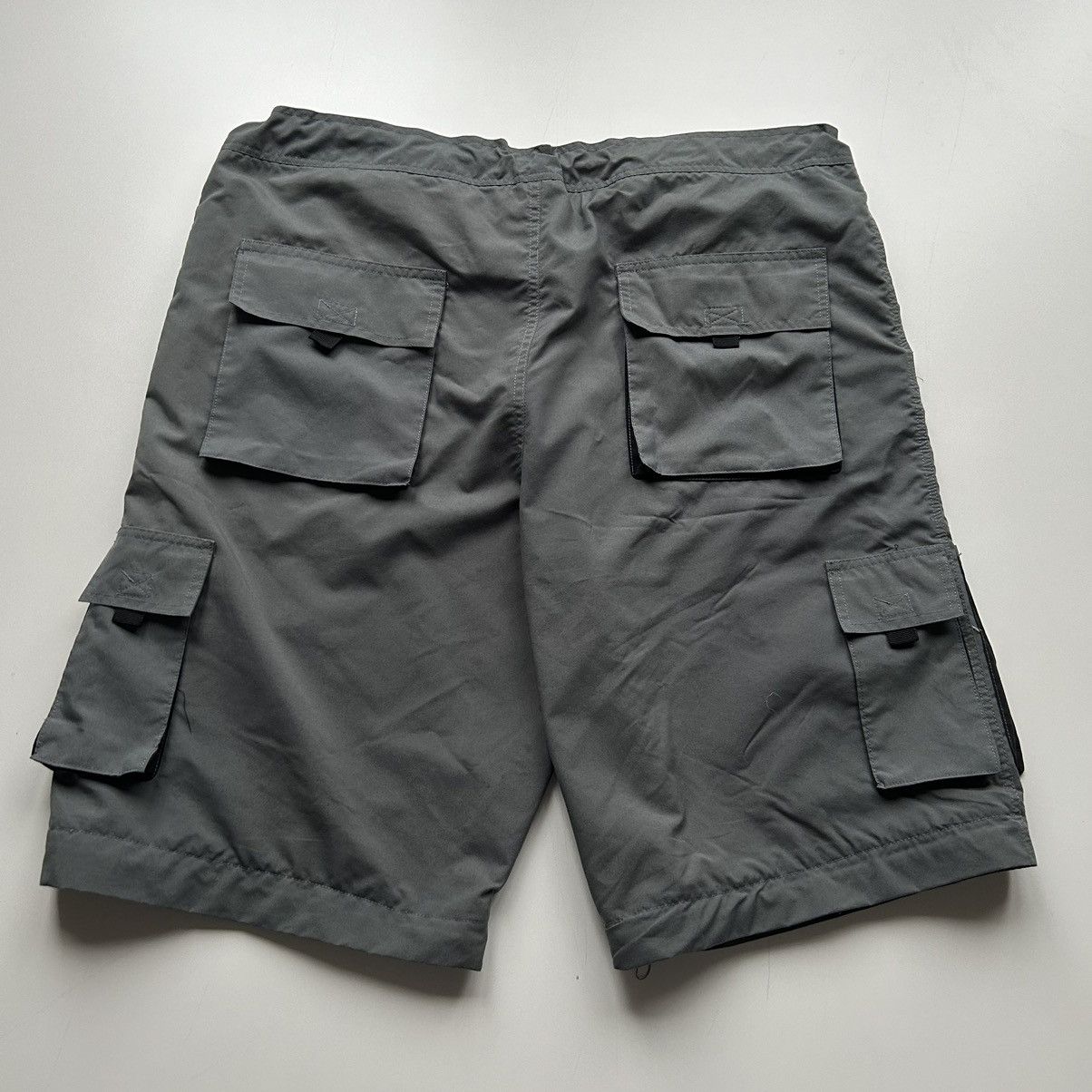 Vintage Vintage 2000s Technical Nylon Cargo Synch Baggy Shorts