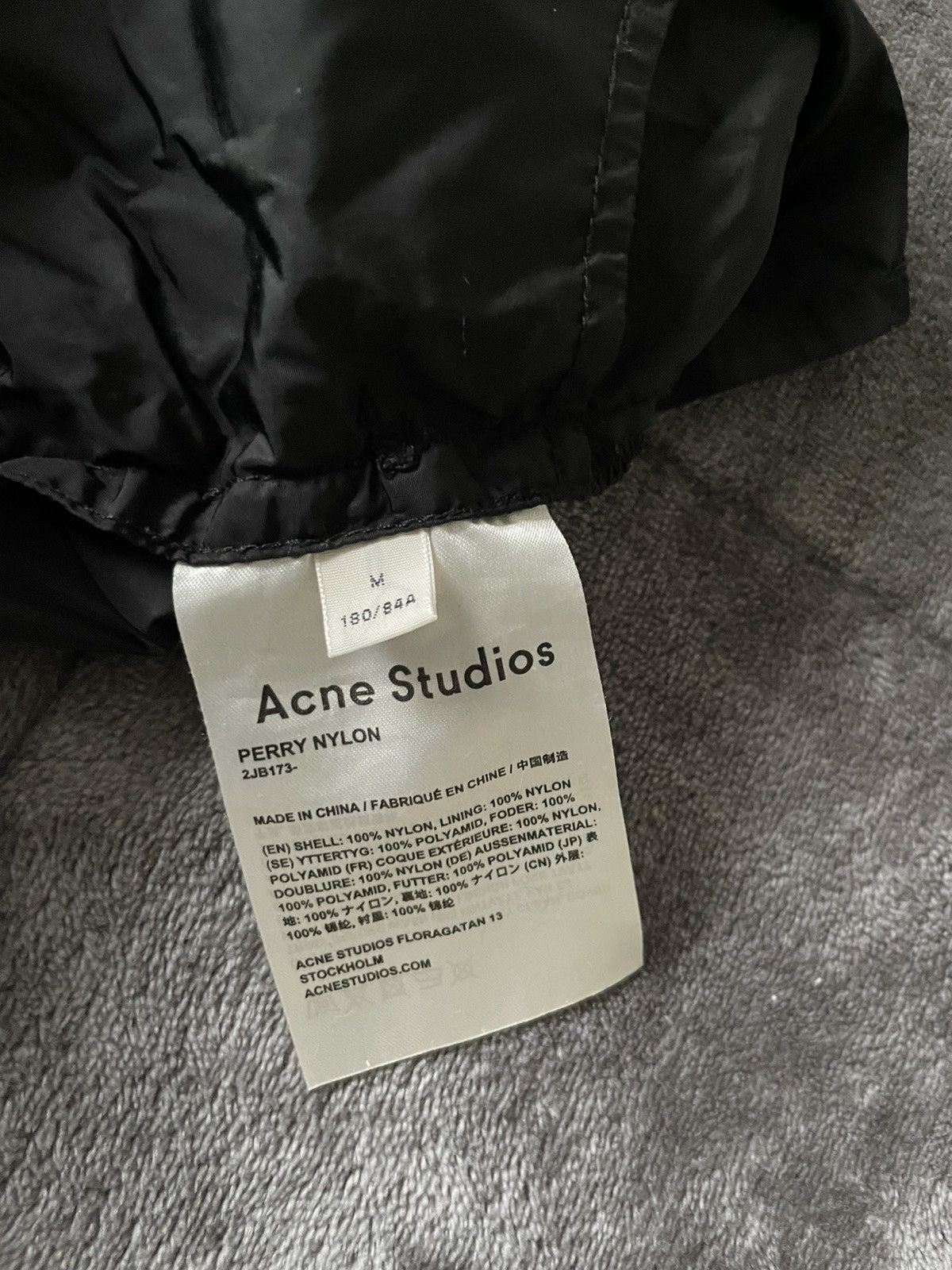 Acne Studios acne Face - Black Perry nylon face swim short Size US 32 / EU 48 - 4 Thumbnail