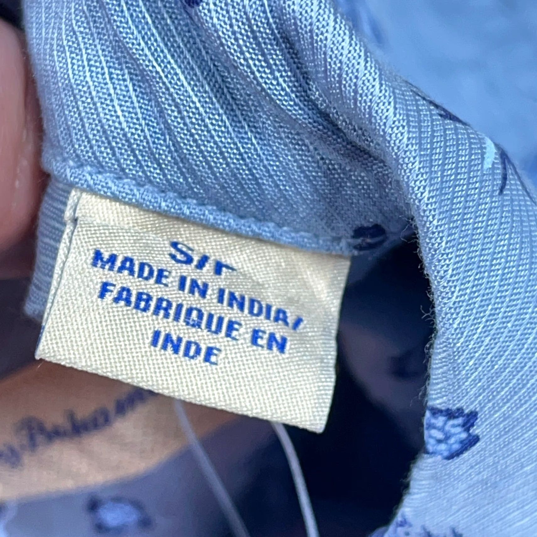 Tommy Bahama Tommy Bahama Shirt Men Small Blue Floral Island Bound Hawaiian Button Up Viscose Size US S / EU 44-46 / 1 - 6 Thumbnail