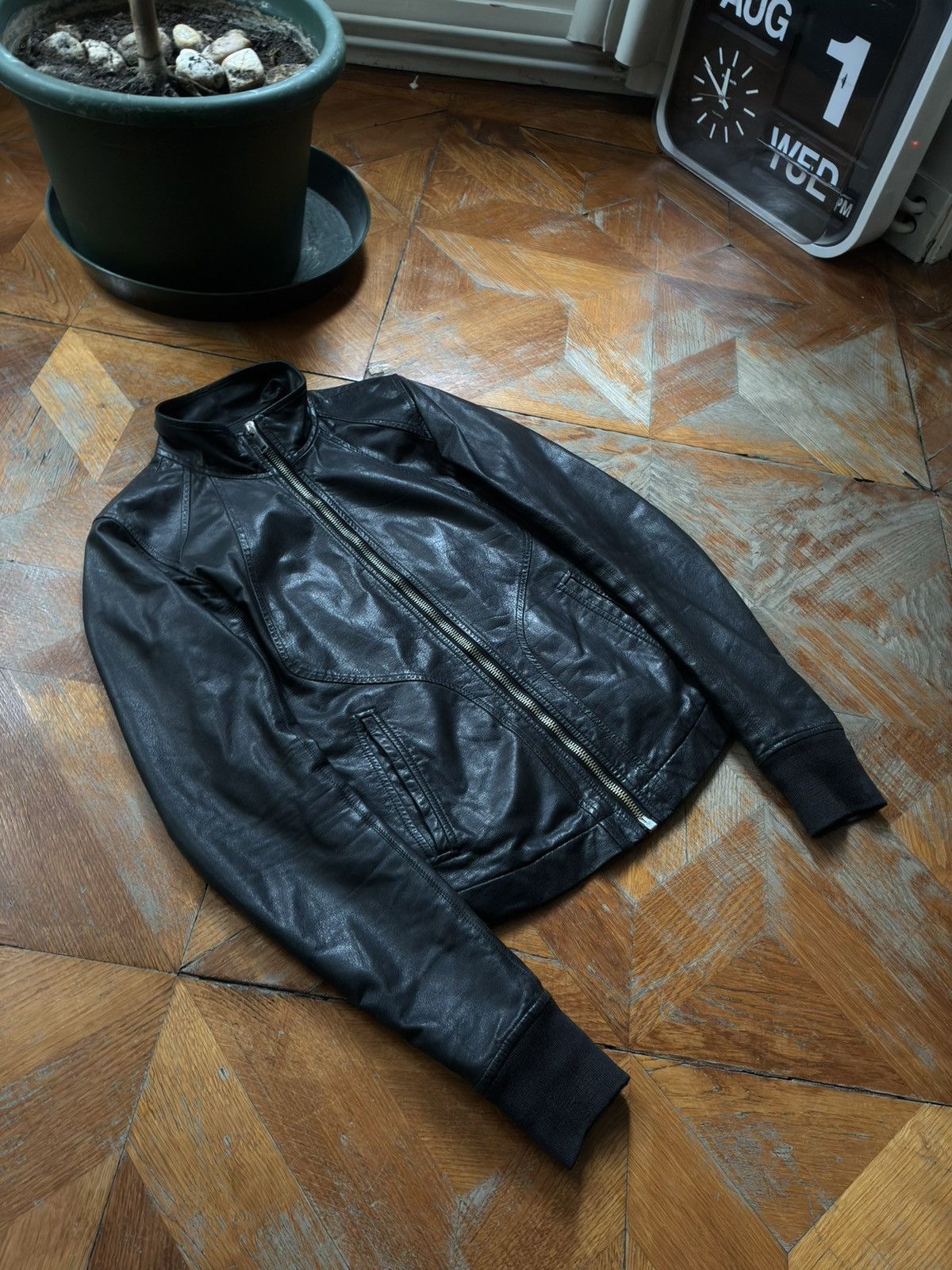 Rick Owens Rick Owens 2008-2010 Leather Jacket Size US S / EU 44-46 / 1 - 2 Thumbnail