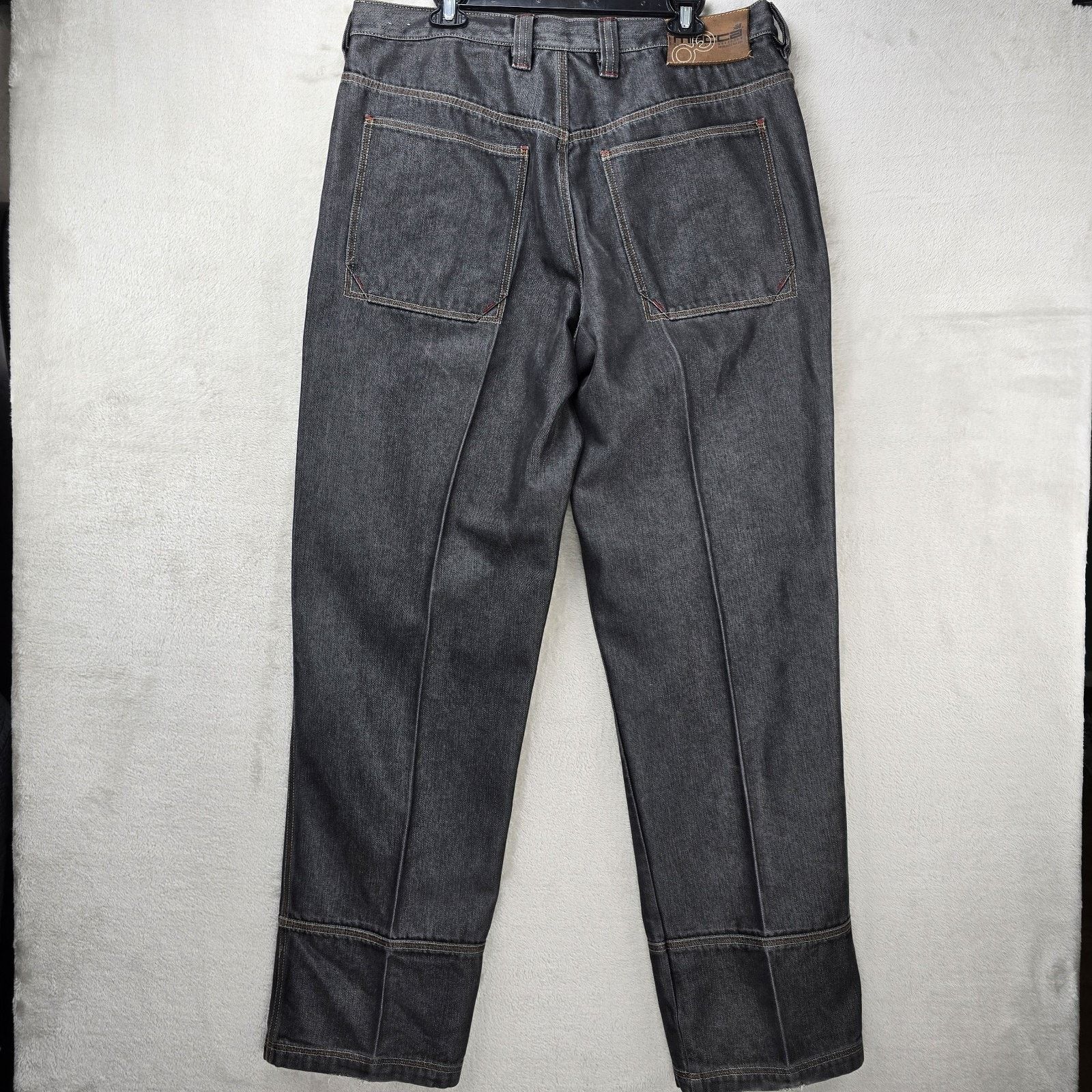Mecca Vtg Mecca Jeans Mens 38 (Fits36x33) Baggy Chore Pocket Y2K Size US 36 / EU 52 - 10 Thumbnail