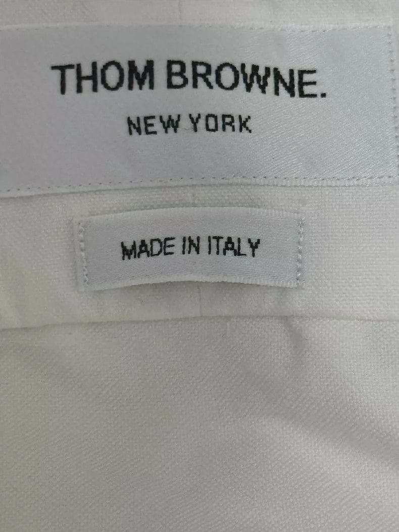 Thom Browne Thom browne Armband striped long-sleeved Oxford shirt 2504- Size US S / EU 44-46 / 1 - 3 Thumbnail