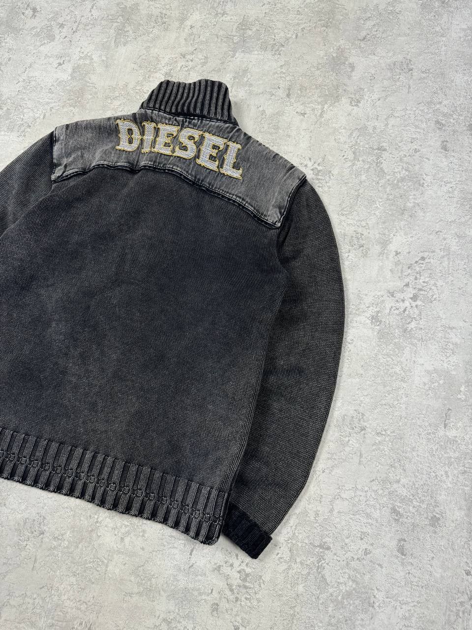 Diesel RARE Vintage Diesel Avant Garde Knit Zip Sweater Size M Size US M / EU 48-50 / 2 - 10 Thumbnail