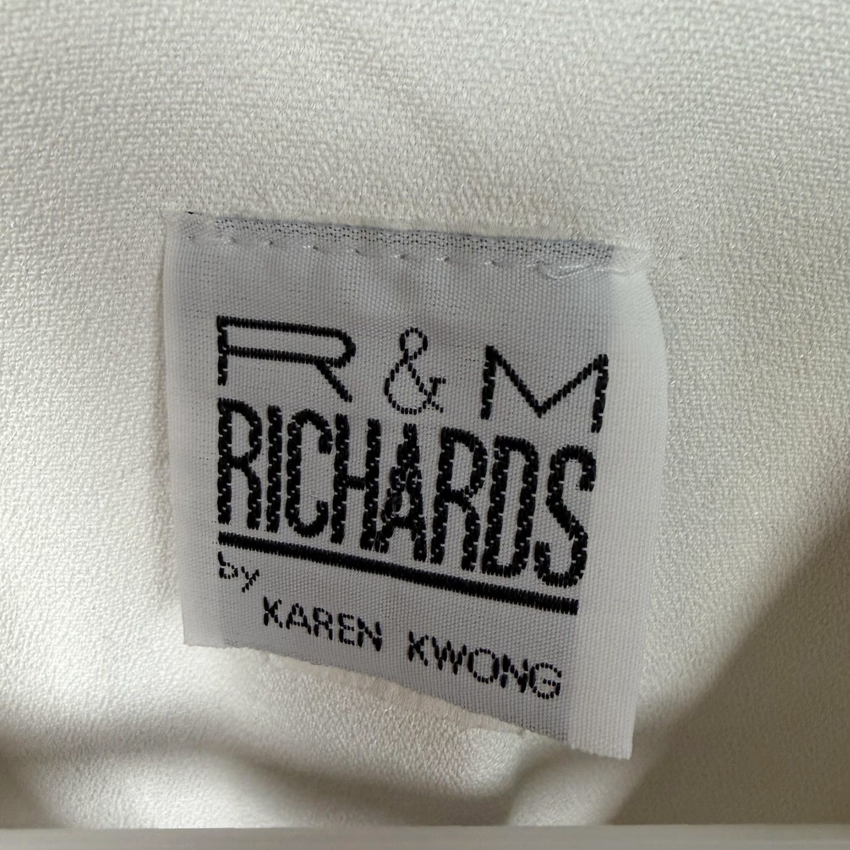 Vintage VINTAGE R&M Richards Blouse Womens 6P Petite White Fringe Embroidered Party/Shirt Size M / US 6-8 / IT 42-44 - 5 Thumbnail