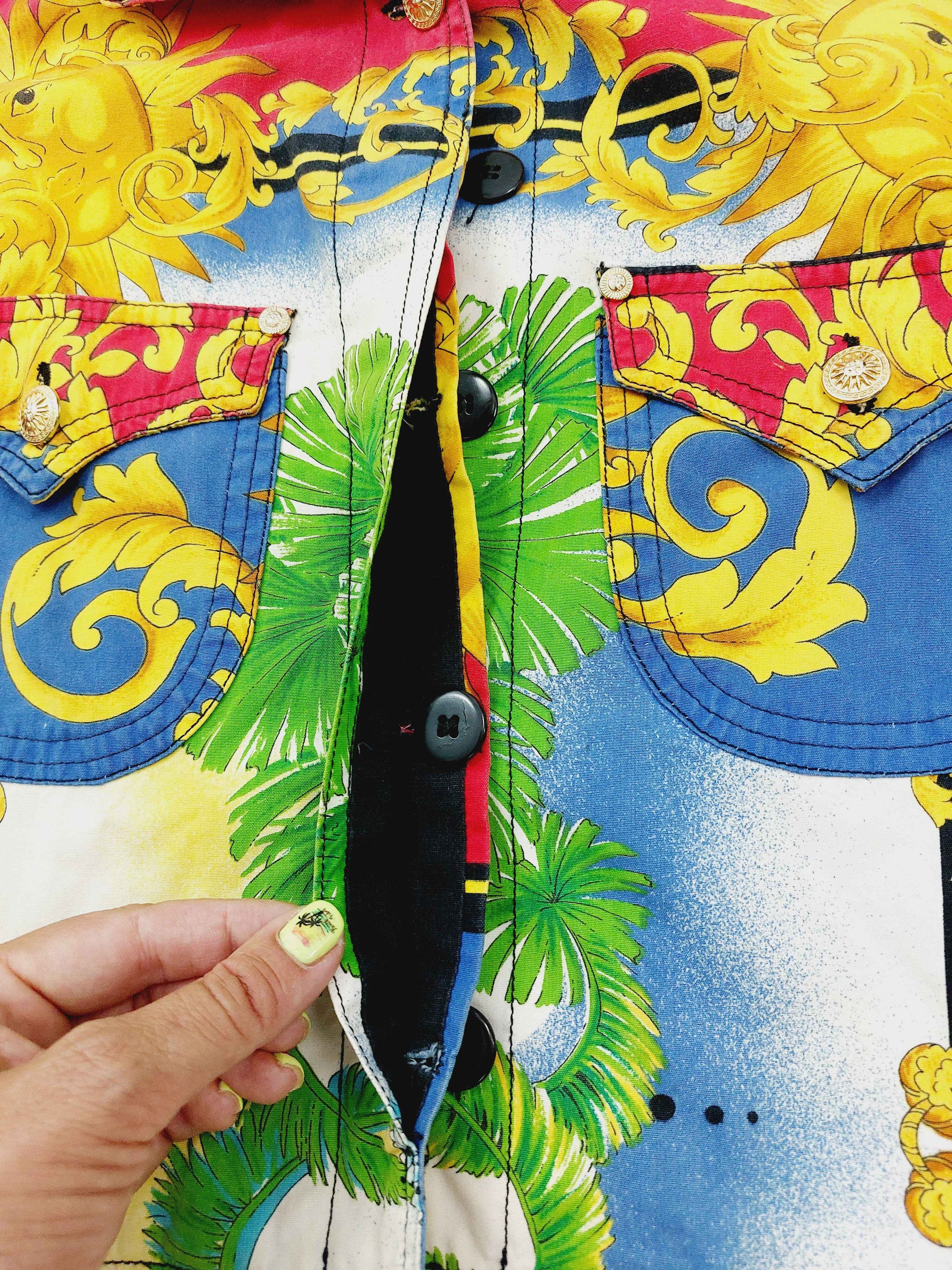 Versace Jeans Couture Gianni Versace Couture Moon Sun Baroque Miami Jacket Size US S / EU 44-46 / 1 - 5 Thumbnail