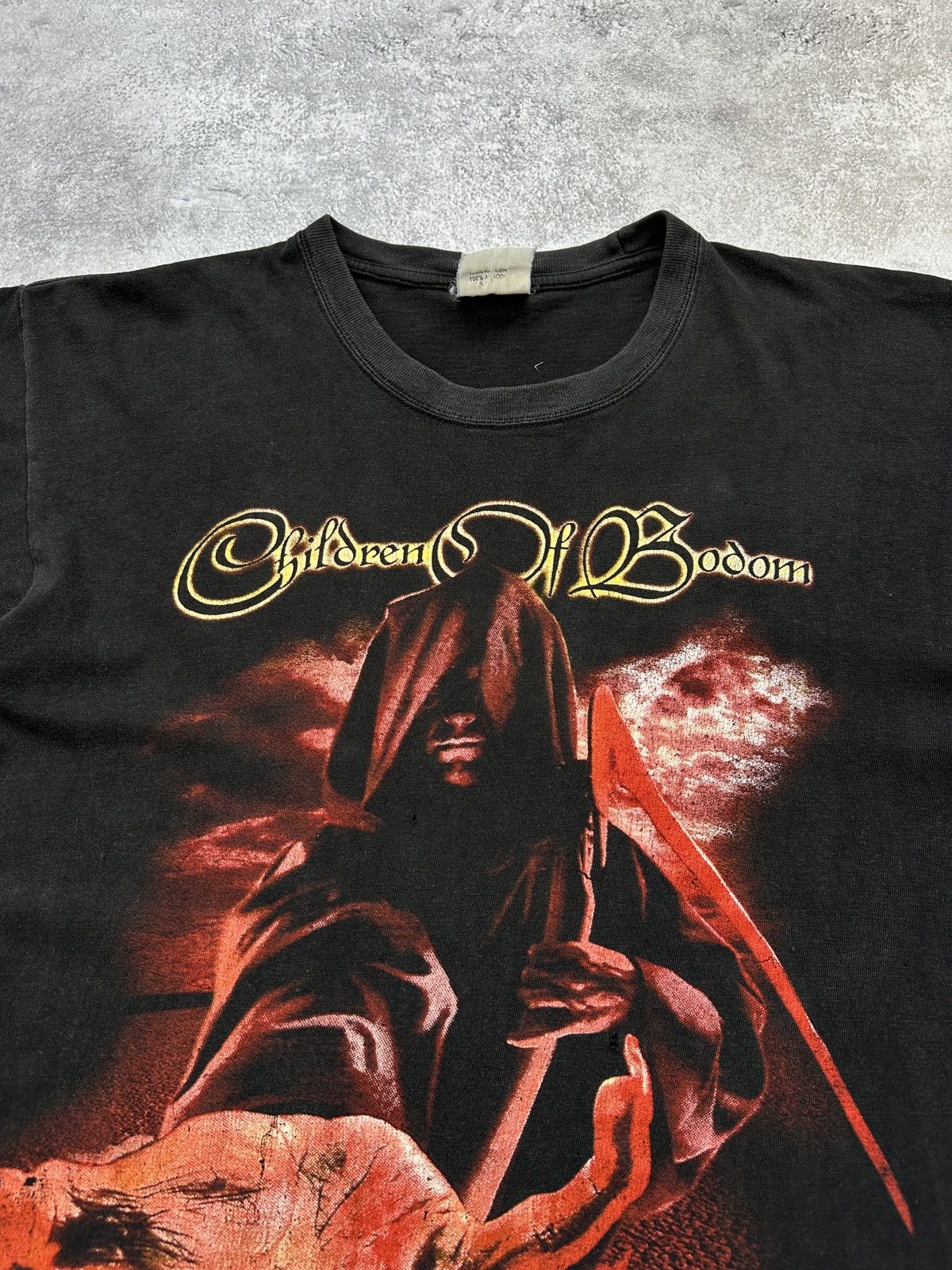 Band Tees Children of Bodom Vintage T-Shirt 2001 Band Tees Faded Size US M / EU 48-50 / 2 - 2 Thumbnail