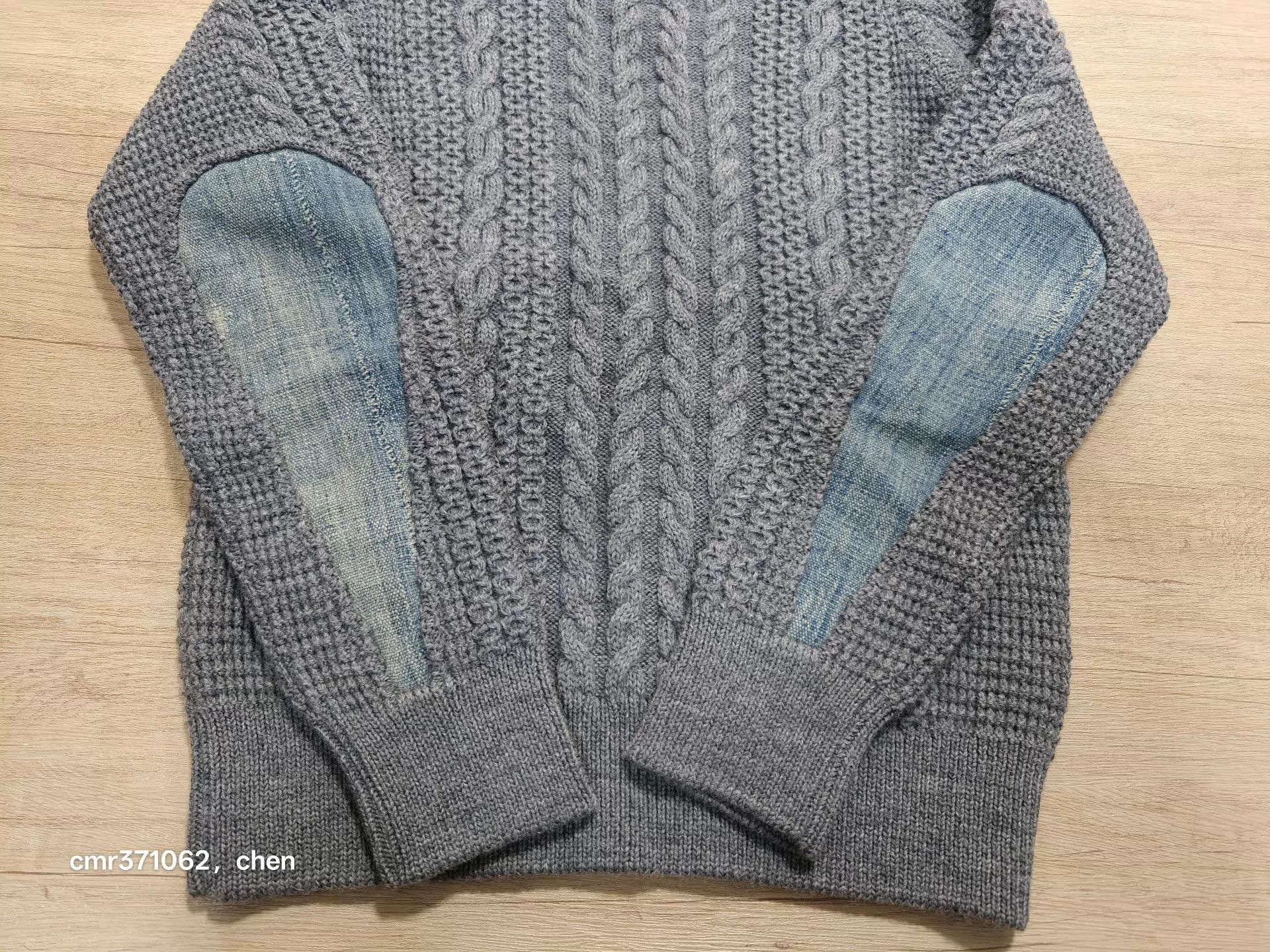 Visvim visvim 17aw spot fisherman cable knit grey2 M slim limited Size US M / EU 48-50 / 2 - 4 Thumbnail