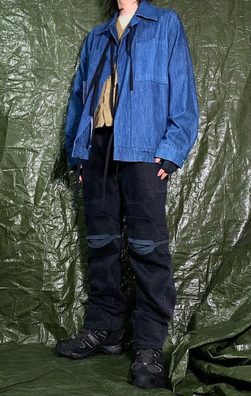 Craig Green SS15 Runway Tied Denim Jacket Size US S / EU 44-46 / 1 - 7 Thumbnail