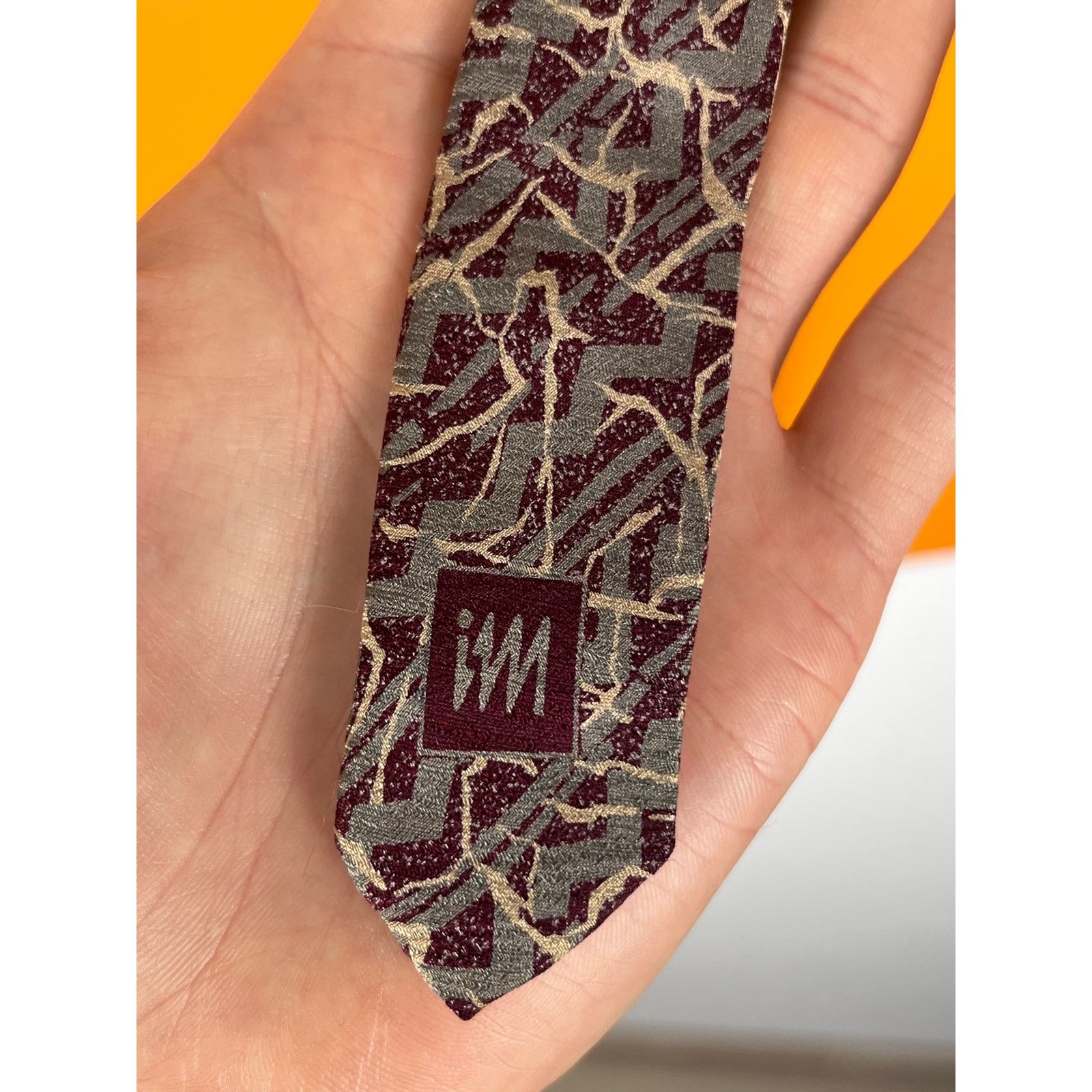 Issey Miyake tie japanese designe abstract rare 00s luxury