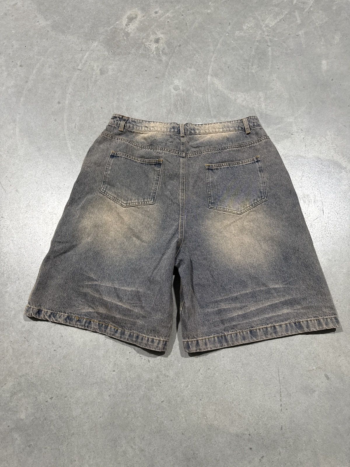 Vale Vale Forever Skittles Denim Jean Shorts Blue Size US 32 / EU 48 - 2 Thumbnail