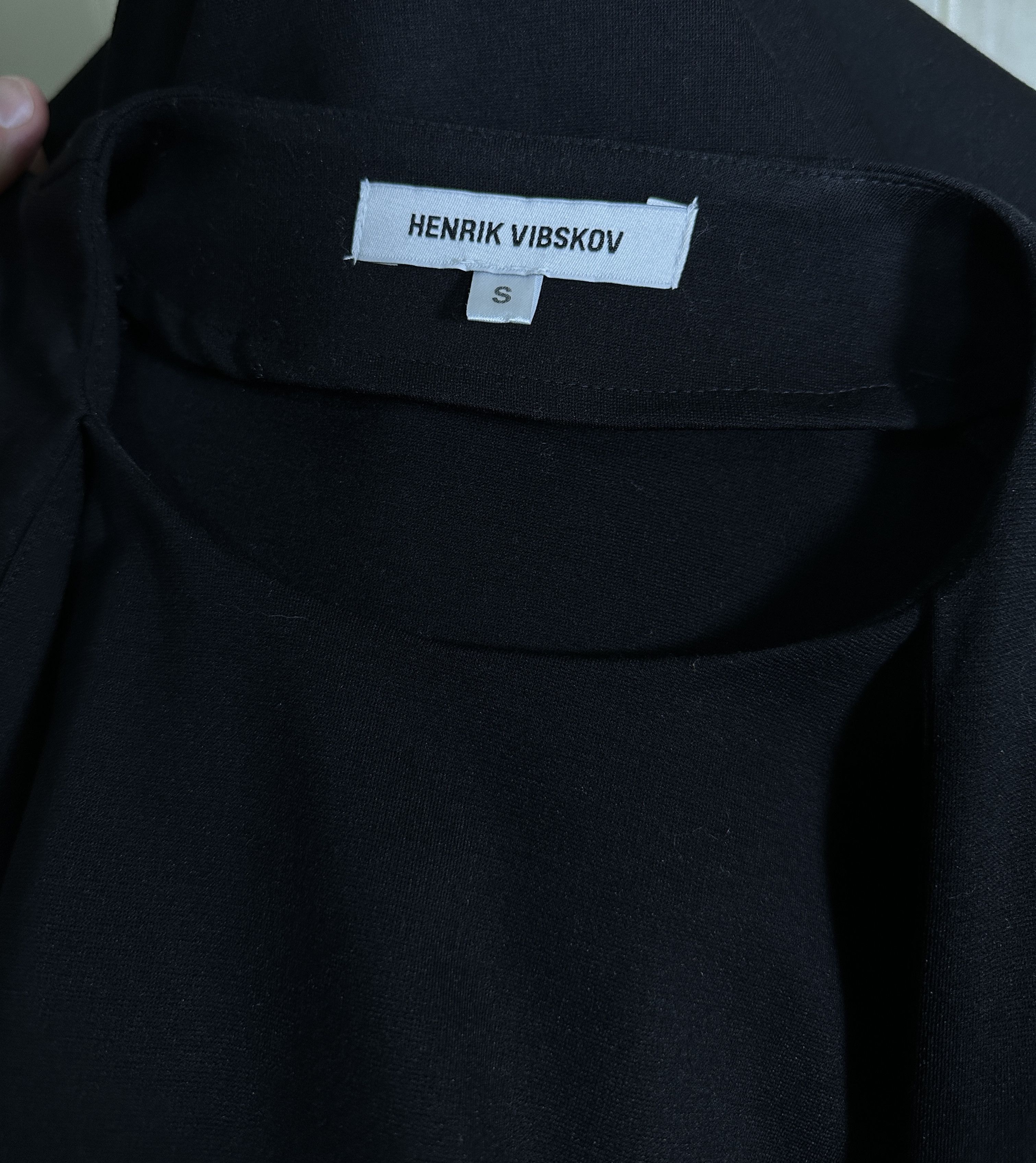 Henrik Vibskov Hazi Blouse Long Sleeve Top Black Size XS / US 0-2 / IT 36-38 - 5 Thumbnail