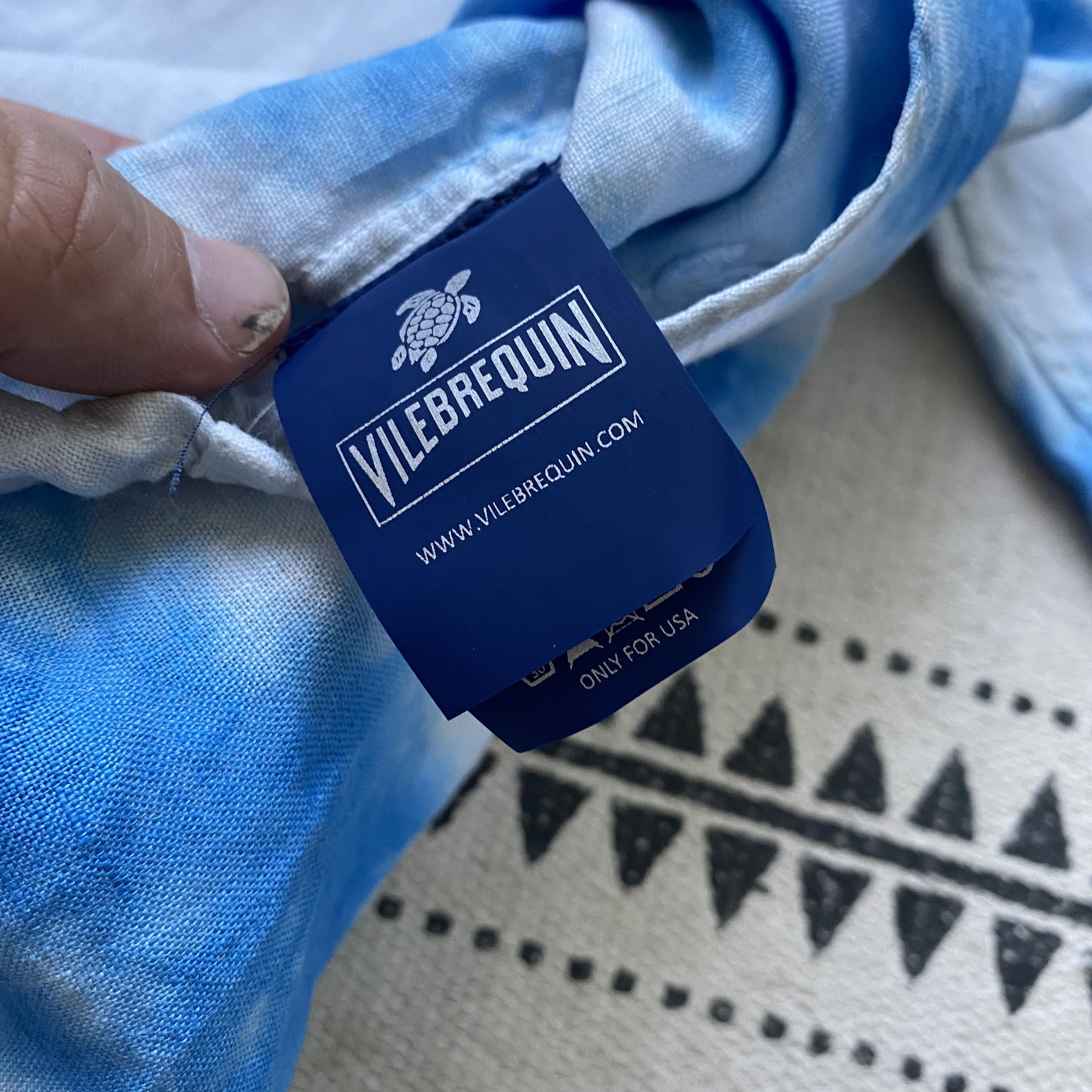 Vilebrequin 🐢 3XL Vilebrequin linen Shirt Tie dye Oldmoney Luxury Size US XXL / EU 58 / 5 - 9 Thumbnail