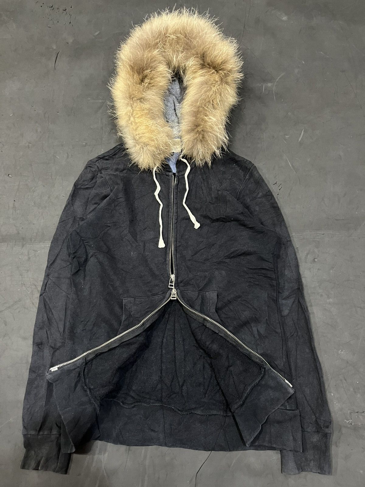 If Six Was Nine × Japanese Brand × Le Grande Bleu (L.G.B.) Beauty & youth fur hoodie ifsixwasnine Lgb styled Size US S / EU 44-46 / 1 - 3 Thumbnail
