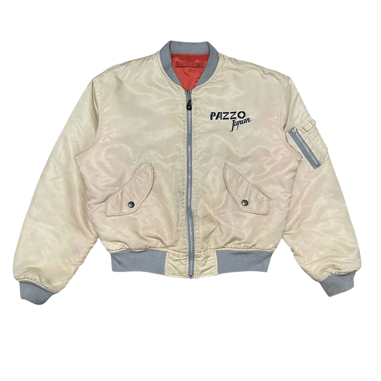 Pazzo Vintage Pazzo Japan Bomber Jacket Reversible Ma 1 Faded Size US L / EU 52-54 / 3 - 5 Thumbnail