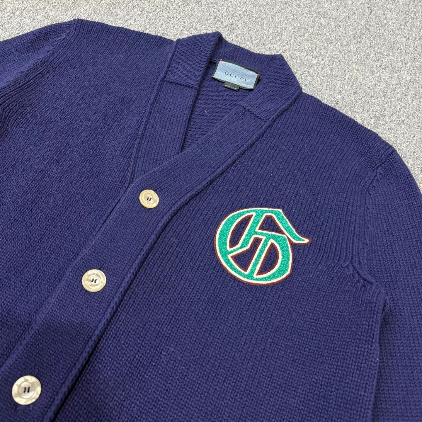 Gucci Gucci blue knit cardigan XL 99 new Size US XL / EU 56 / 4 - 3 Thumbnail