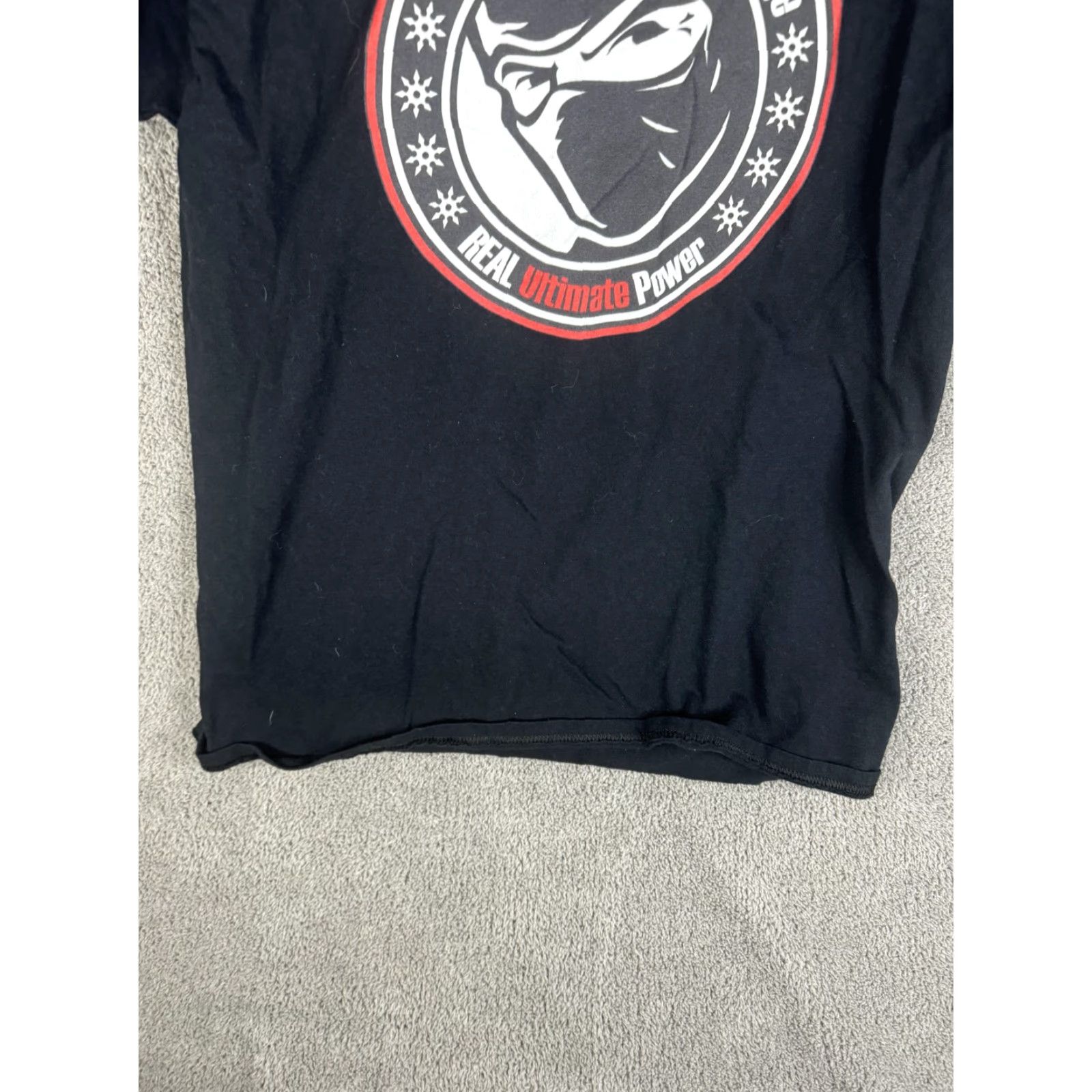 Vintage VINTAGE Official Ninja Webpage Shirt Mens Small Black Graphic Print Front Back Novelty 2000s Mens S Black Tee Shirt Size US S / EU 44-46 / 1 - 4 Thumbnail