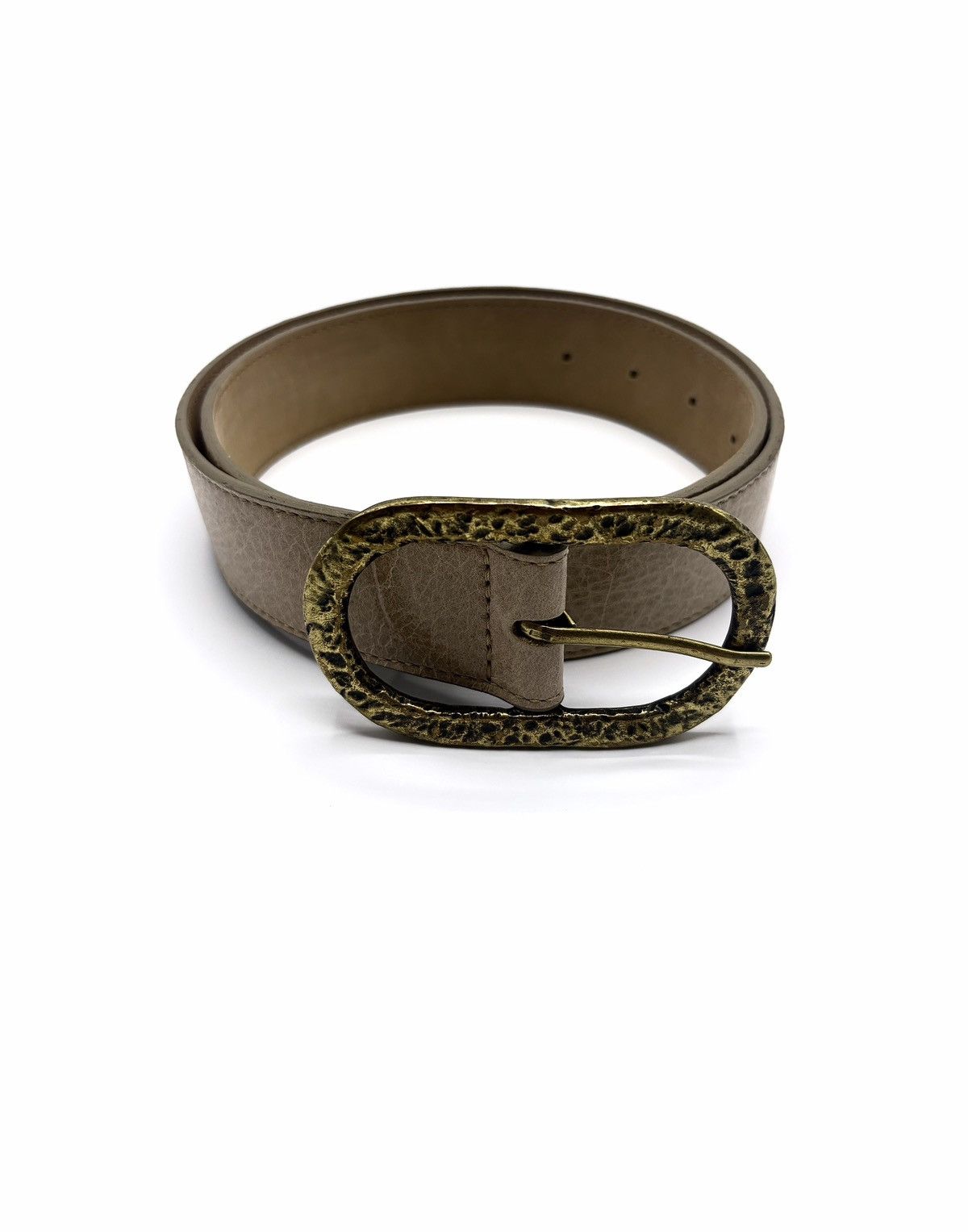 Genuine Leather Leatherock Genuine Leather Brass Belt Size ONE SIZE - 2 Thumbnail