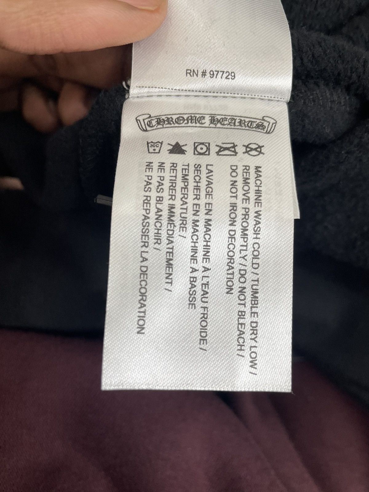 Chrome Hearts Chrome Hearts Vertical Logo Silver Text Size US XL / EU 56 / 4 - 12 Thumbnail
