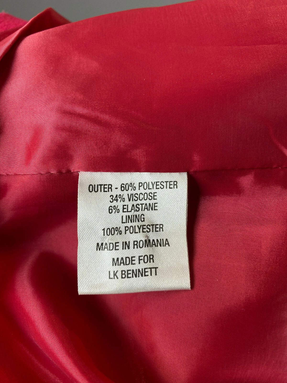 Designer Ladies L. K.Bennet Red Sleeveless A-Line Dress Size 10 Size L / US 10 / IT 46 - 10 Thumbnail
