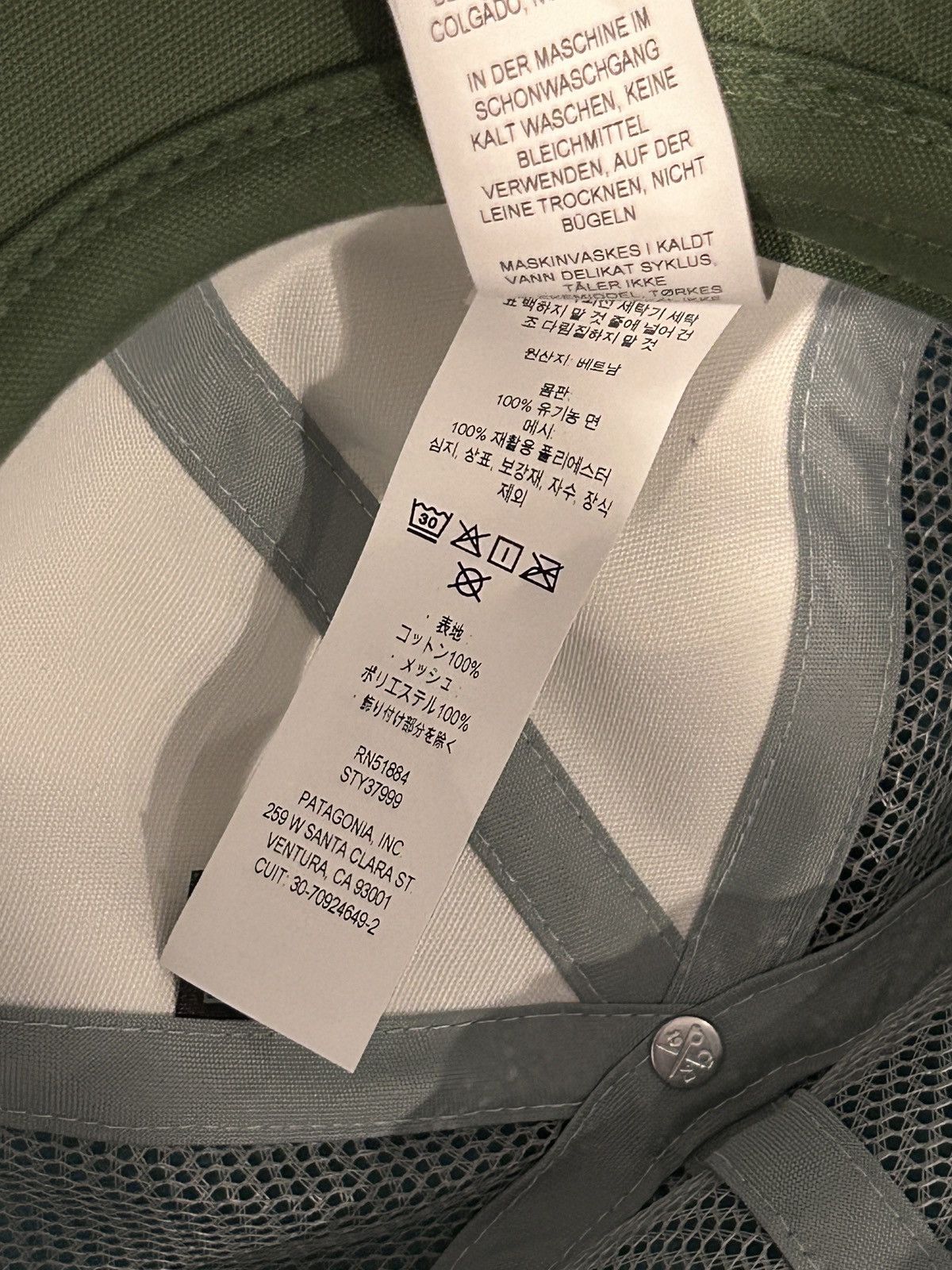 Patagonia Patagonia RELAXED TRUCKER snapback Hat green white Size ONE SIZE - 12 Thumbnail