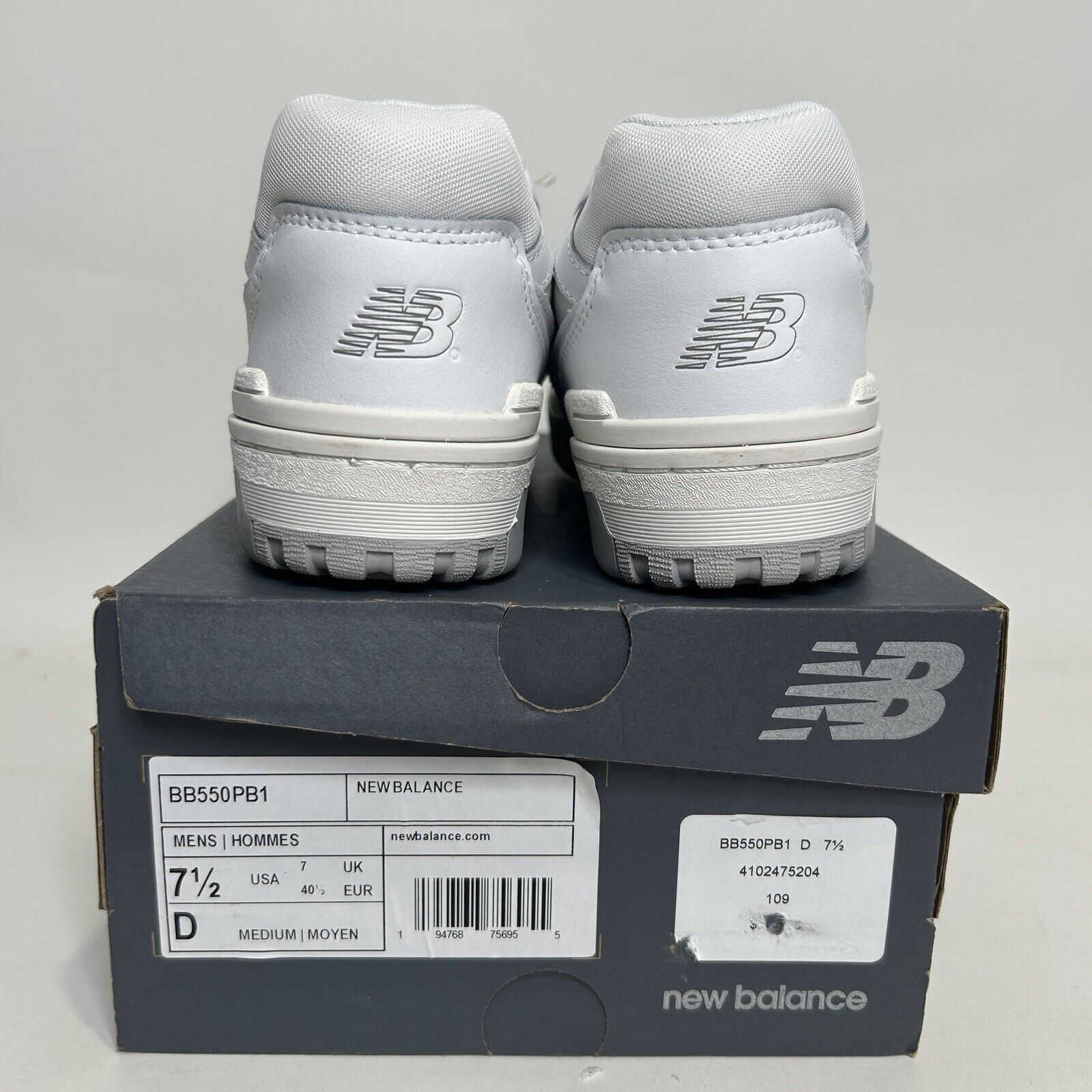 New Balance New Balance Shoes 550 “White Grey” 2024 Size US 9 / IT 39 - 4 Thumbnail