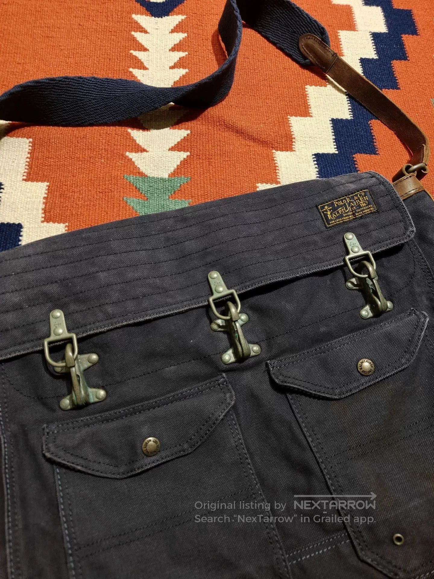 RRL Ralph Lauren RRL Ralph Lauren Nautical Shoulder Bag. Size ONE SIZE - 3 Thumbnail