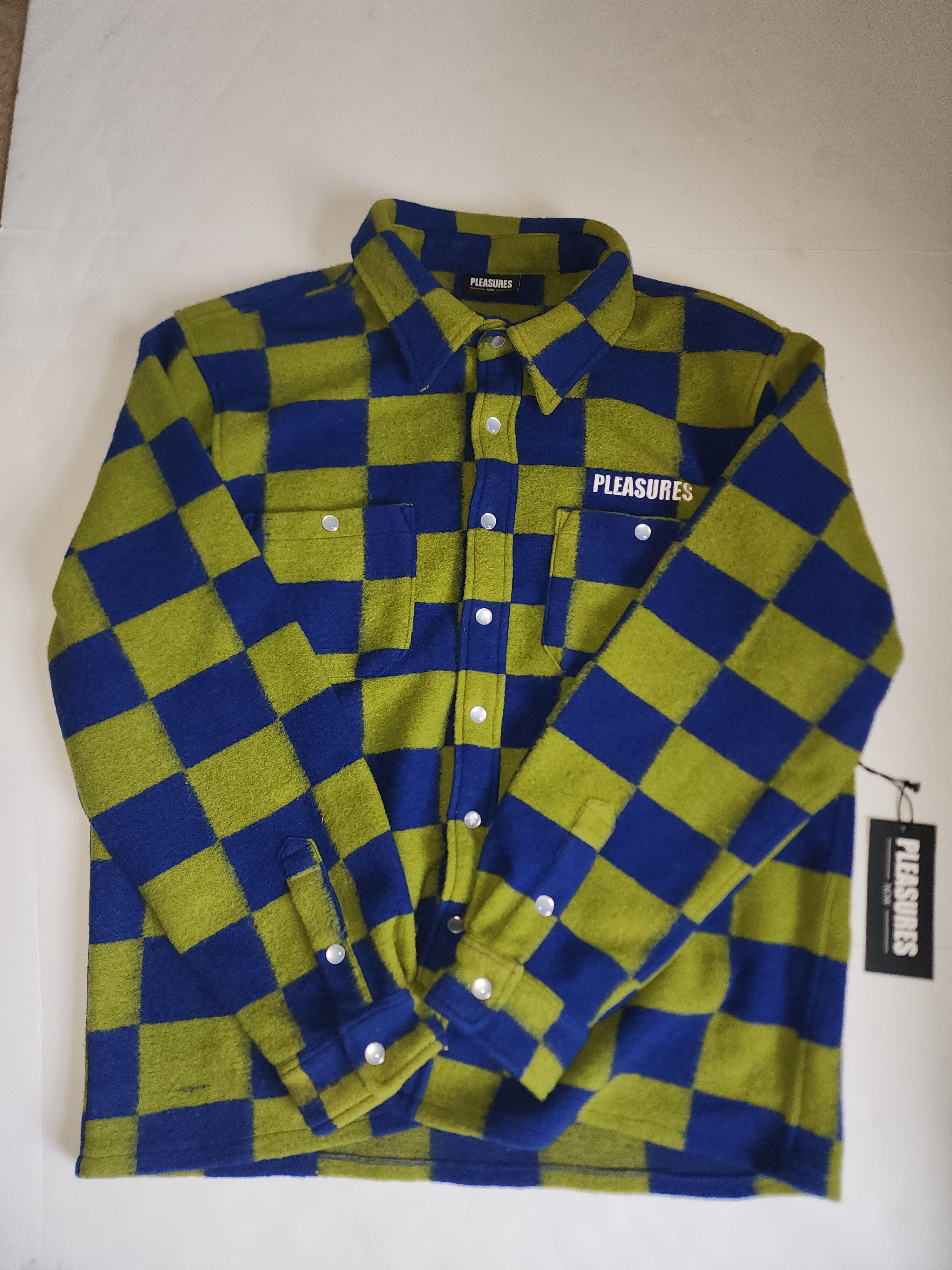 Pleasures LEGUME Longsleeve Overshirt Size US XL / EU 56 / 4 - 3 Thumbnail