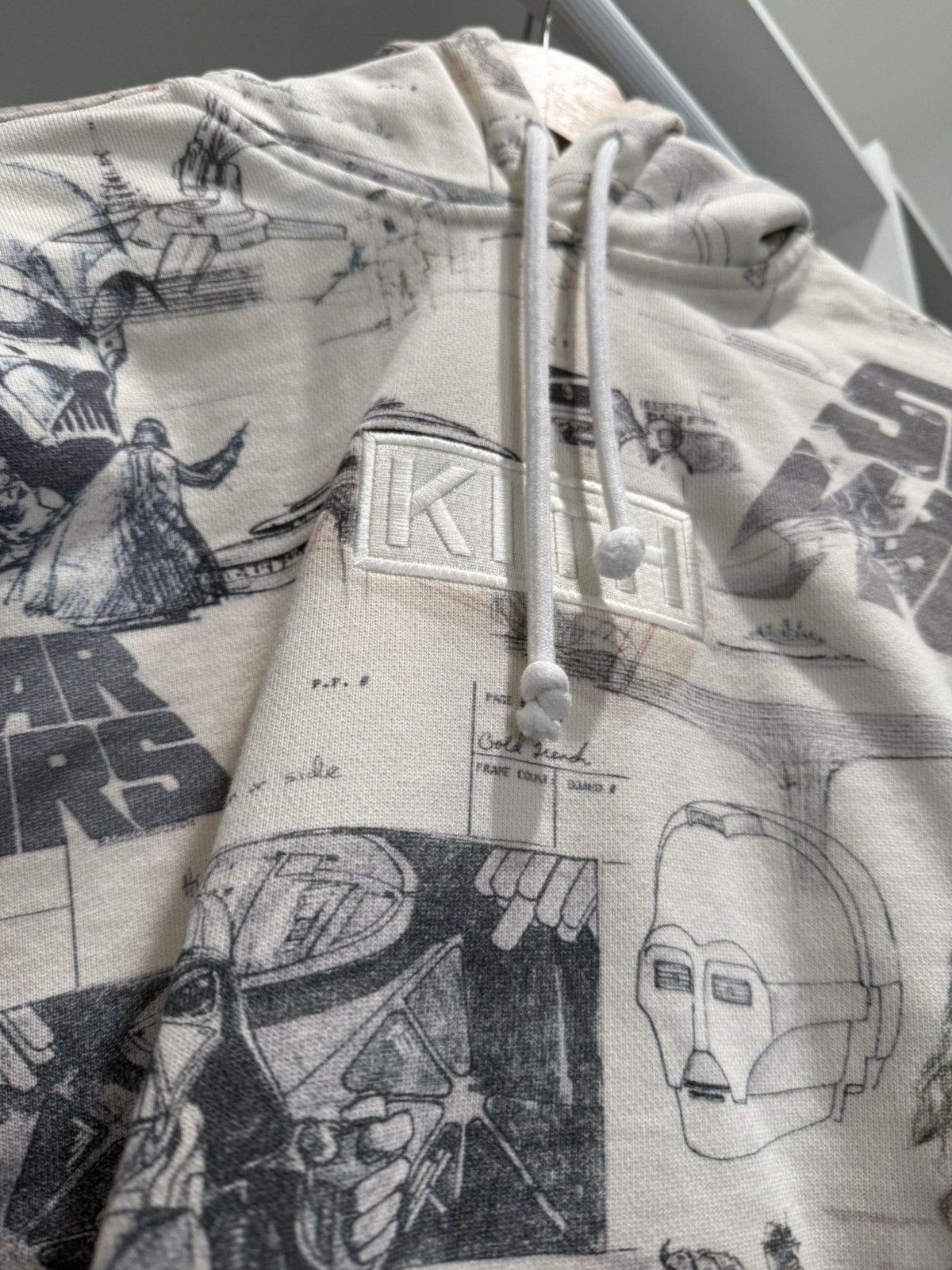 Kith Kith For Star Wars Sketches White Hoodie Size XS Size US XS / EU 42 / 0 - 3 Thumbnail