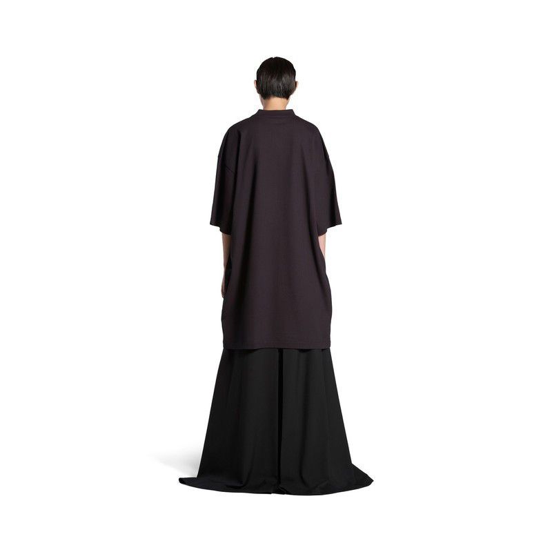 Balenciaga o1tr1nto0825 Lo_ve T-Shirt Dress in Black Size M / US 6-8 / IT 42-44 - 3 Thumbnail