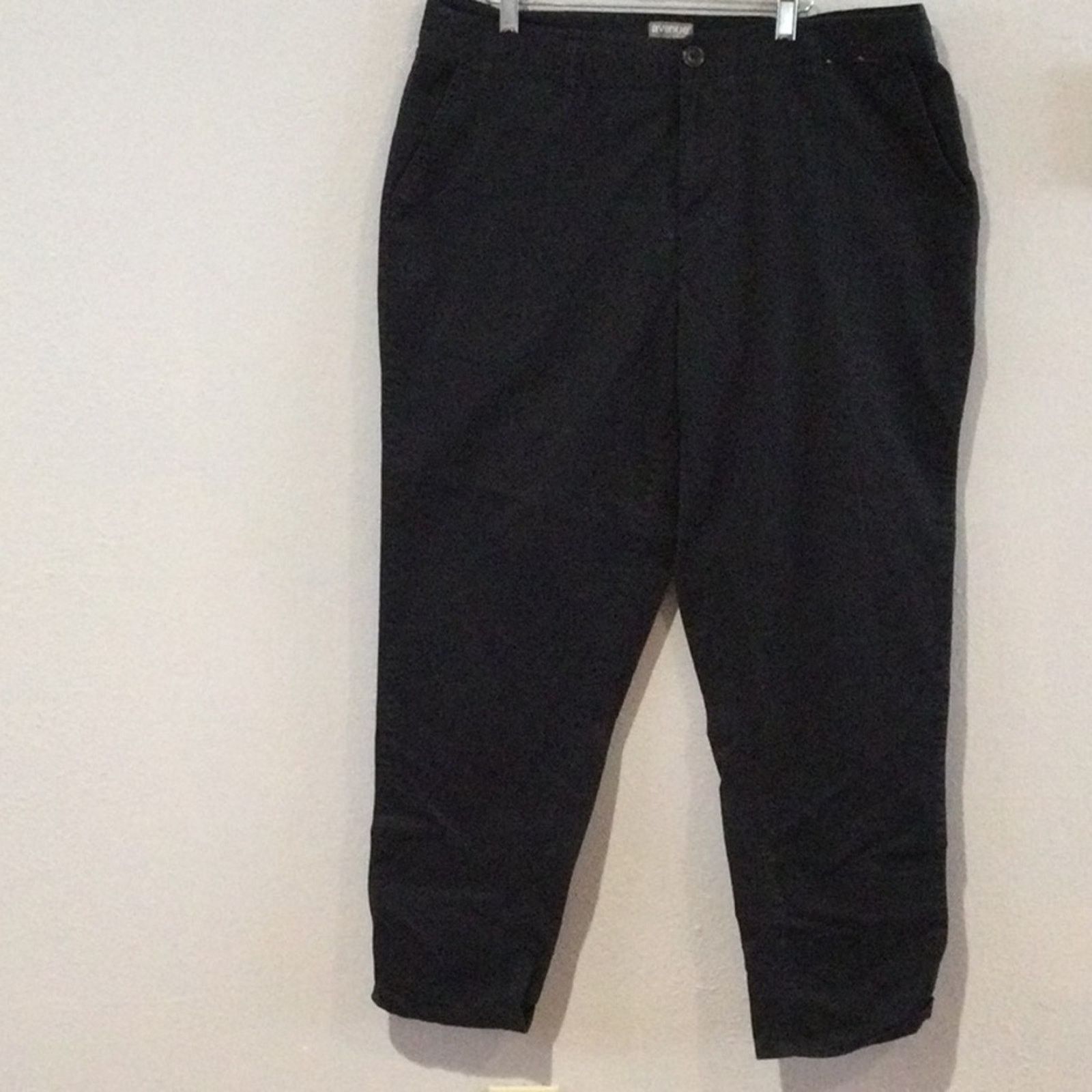 Avenue Avenue Signature Chino Black Stonewashed Pant Size 16 Size 38" / US 16 / IT 52 - 1 Thumbnail