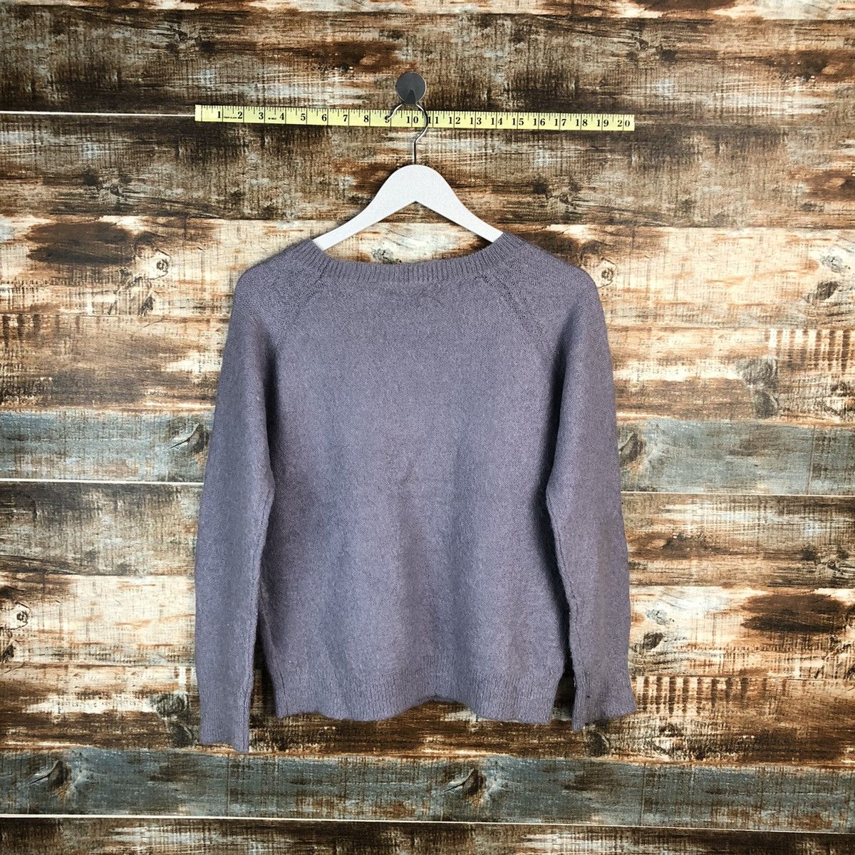 Homespun Knitwear × Japanese Brand × Vintage Uniqlo japan Purple vintage sweatshirt Knitwear #A1546 Size M / US 6-8 / IT 42-44 - 12 Thumbnail